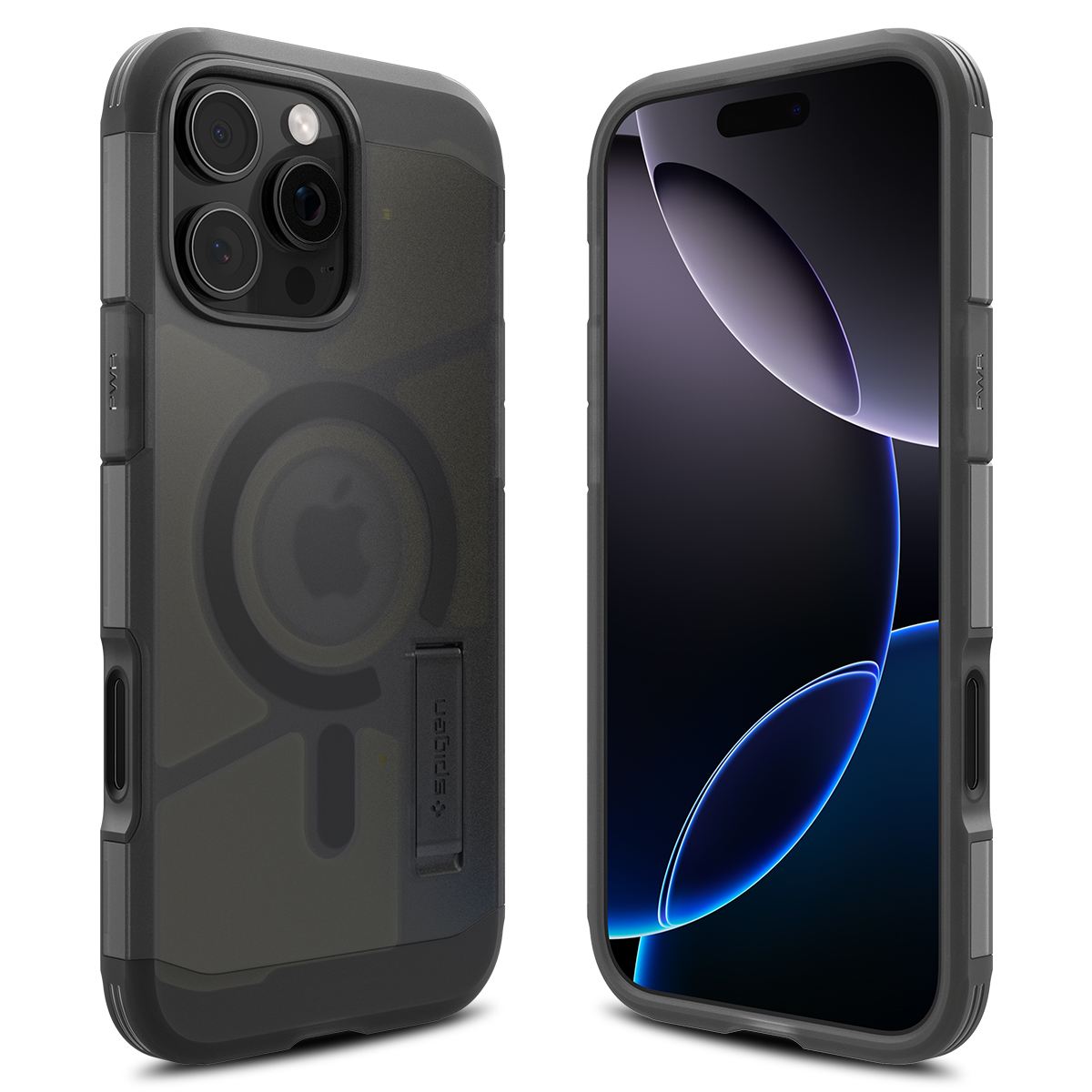 Spigen Tough Armor T MagSafe, frost black - iPhone 16 Pro (1)