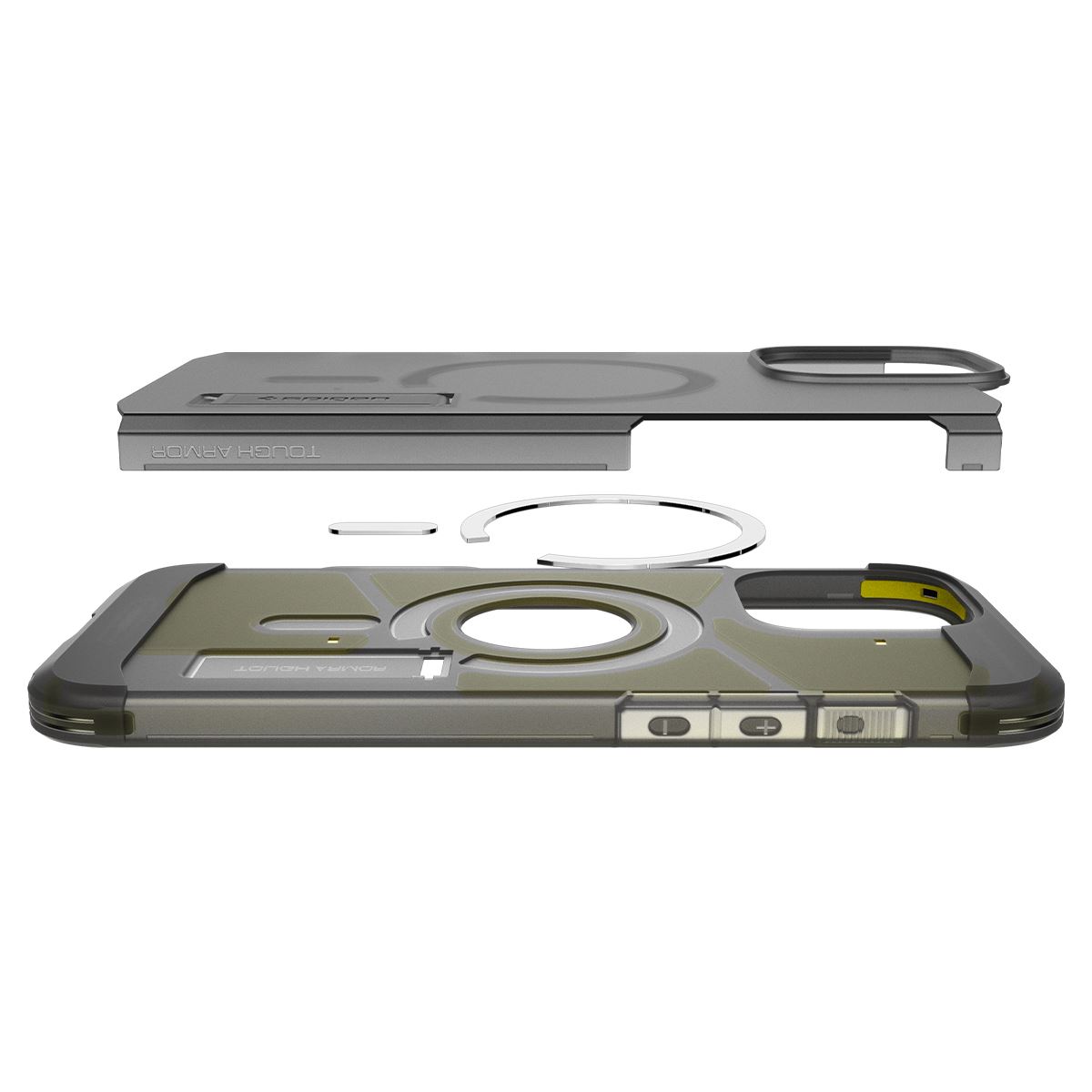 Spigen Tough Armor T MagSafe, frost black - iPhone 16 Pro (10)