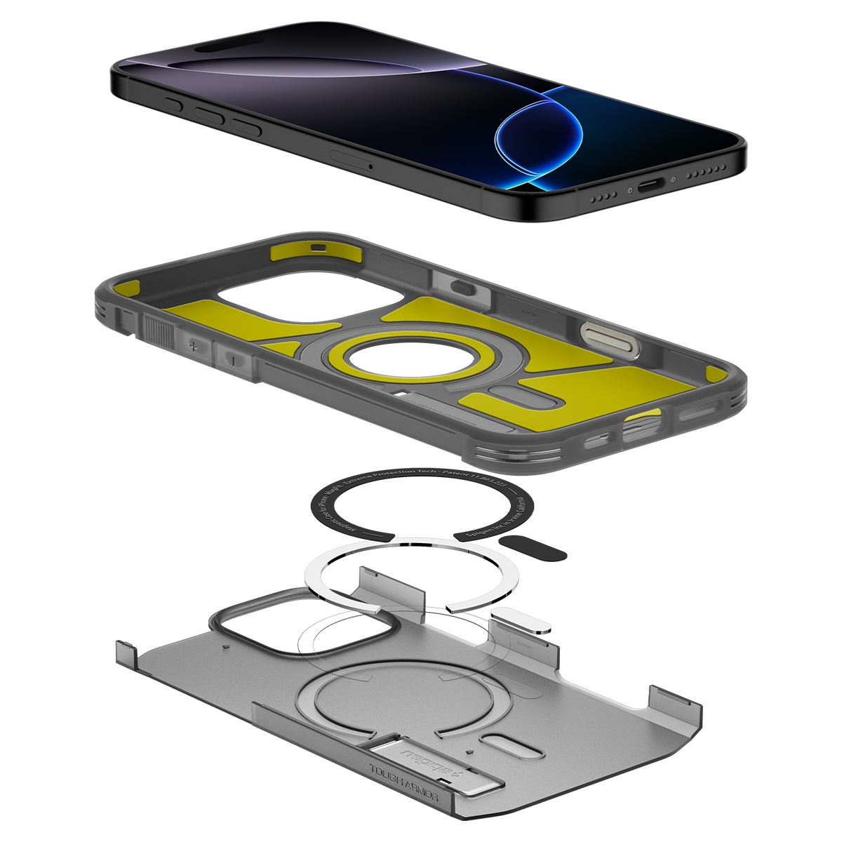 Spigen Tough Armor T MagSafe, frost black - iPhone 16 Pro (9)