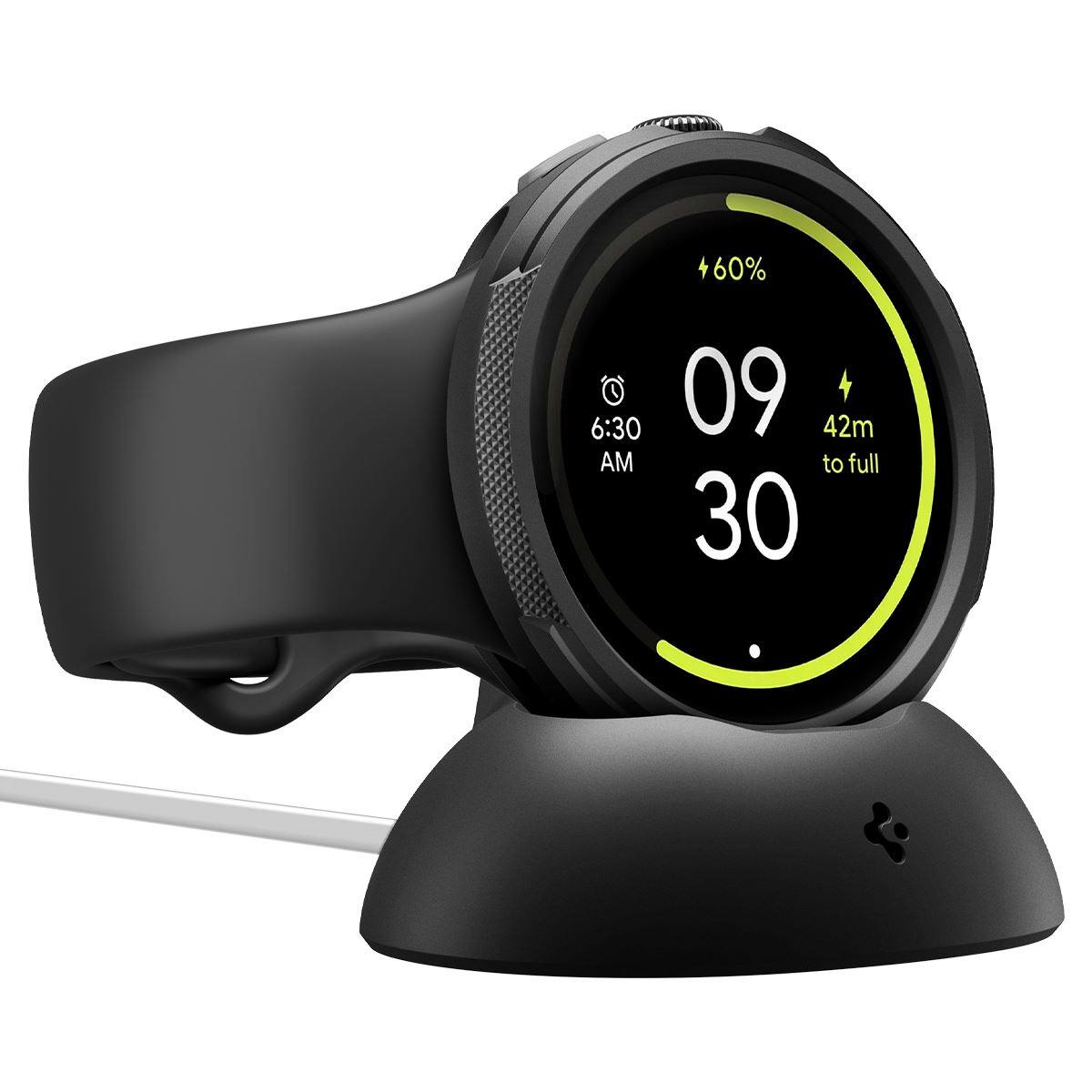 Spigen Liquid Air, matte black - Google Pixel Watch 4 41mm (11)