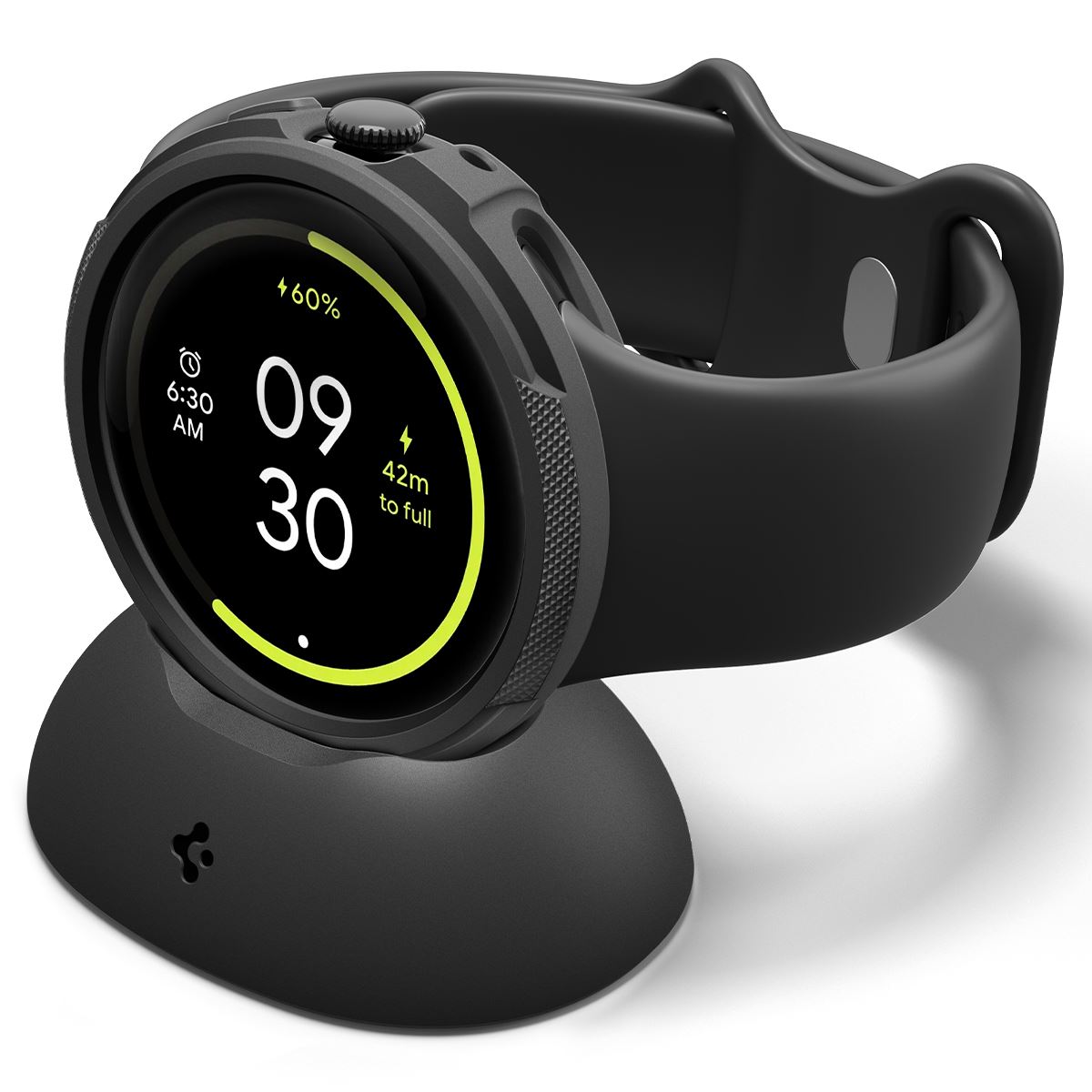 Spigen Liquid Air, matte black - Google Pixel Watch 4 41mm (18)