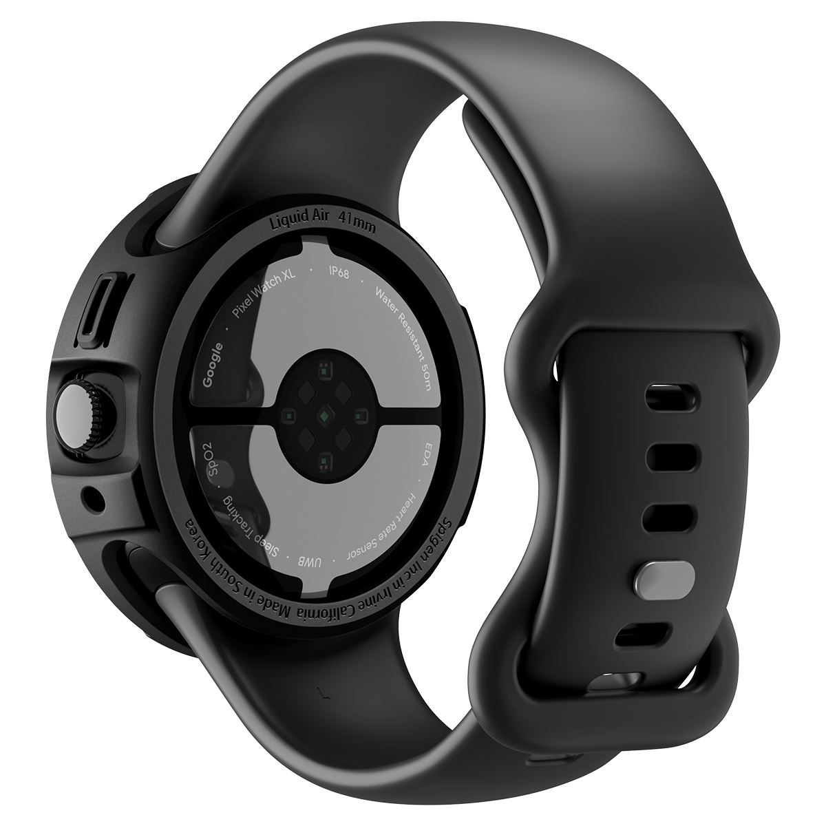 Spigen Liquid Air, matte black - Google Pixel Watch 4 41mm (3)