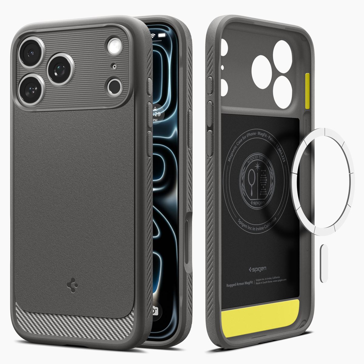 Spigen Rugged Armor MagSafe, gray - iPhone 18 Pro/17 Pro (2)