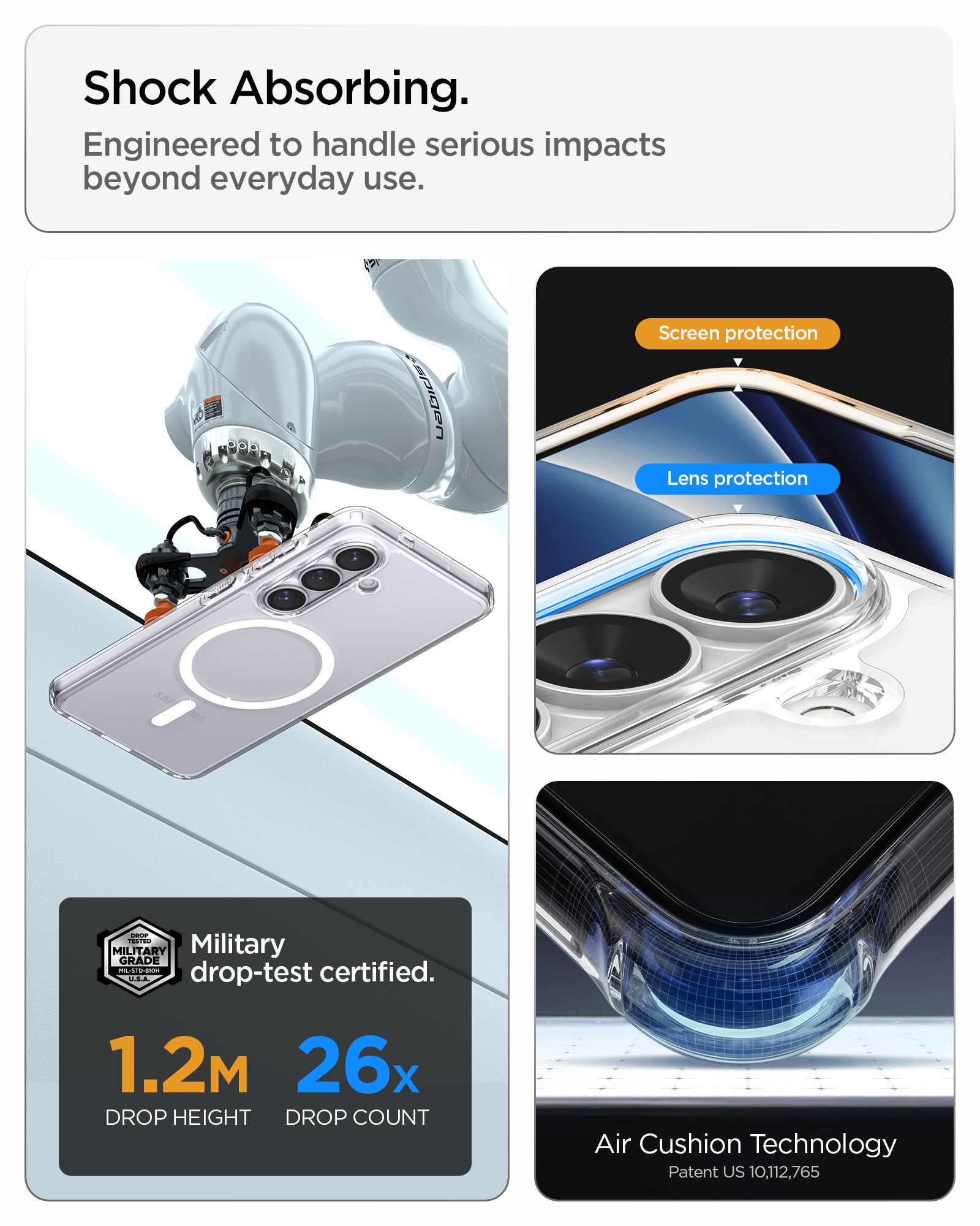 Spigen Ultra Hybrid MagSafe, clear white - Samsung Galaxy S26+ (19)