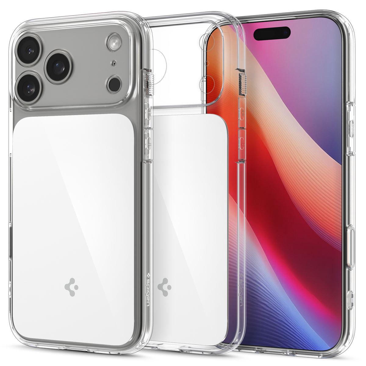 Spigen Ultra Hybrid T MagSafe, glossy white - iPhone 17 Pro (1)