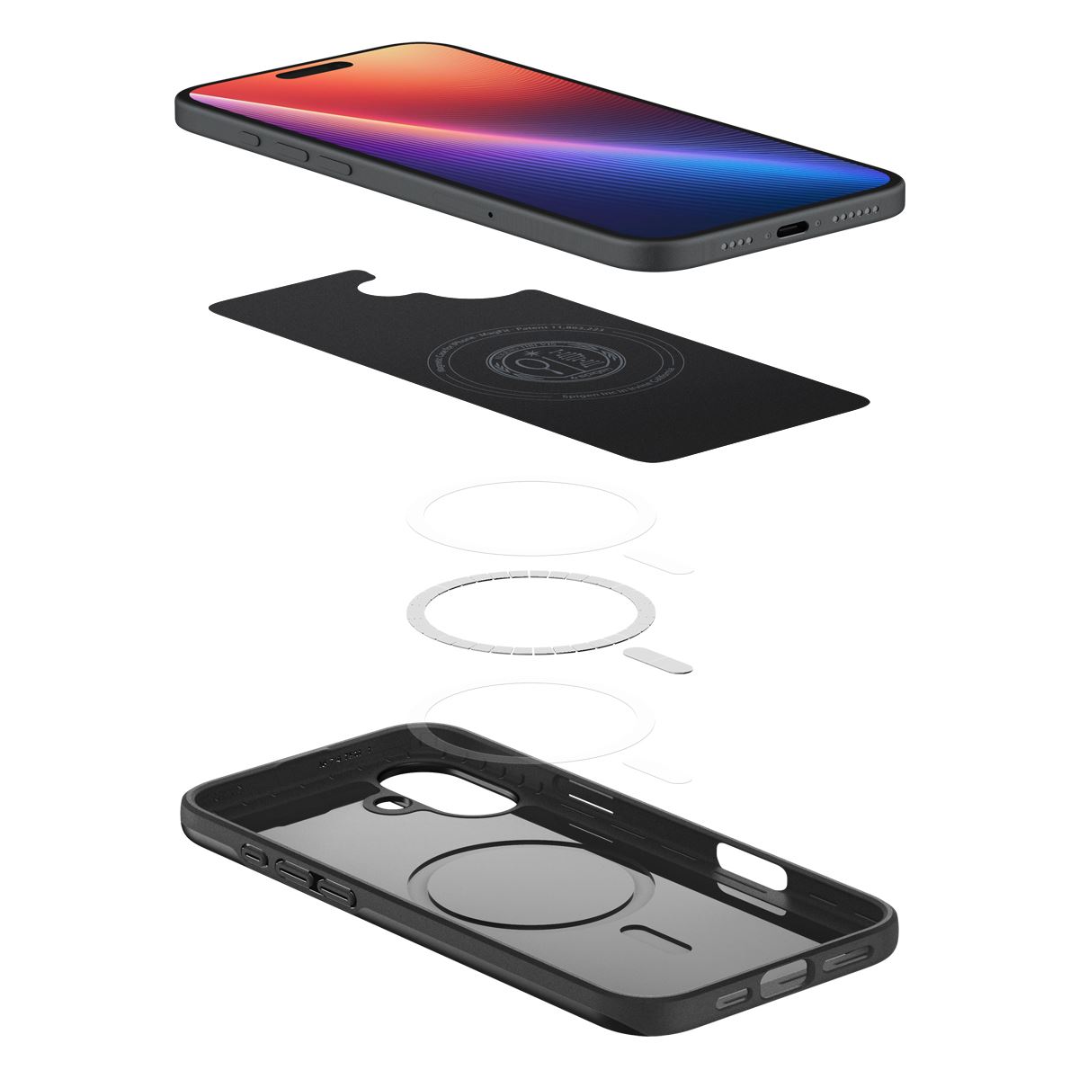 Spigen Thin Fit MagSafe, black - iPhone 16 Plus (7)
