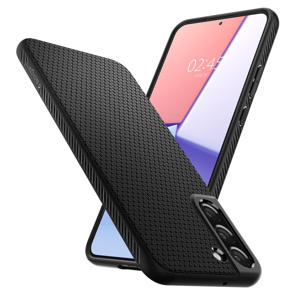 Spigen Liquid Air, matte black - Samsung Galaxy S22 (8)