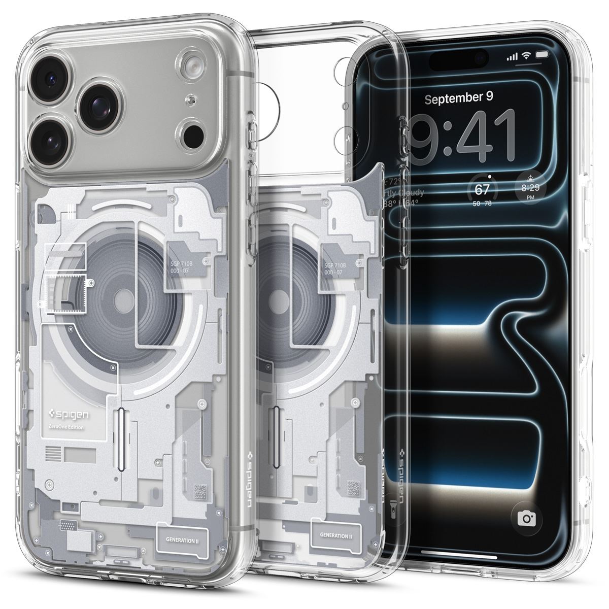 Spigen Ultra Hybrid MagSafe, zero one white - iPhone 18 Pro Max/17 Pro Max