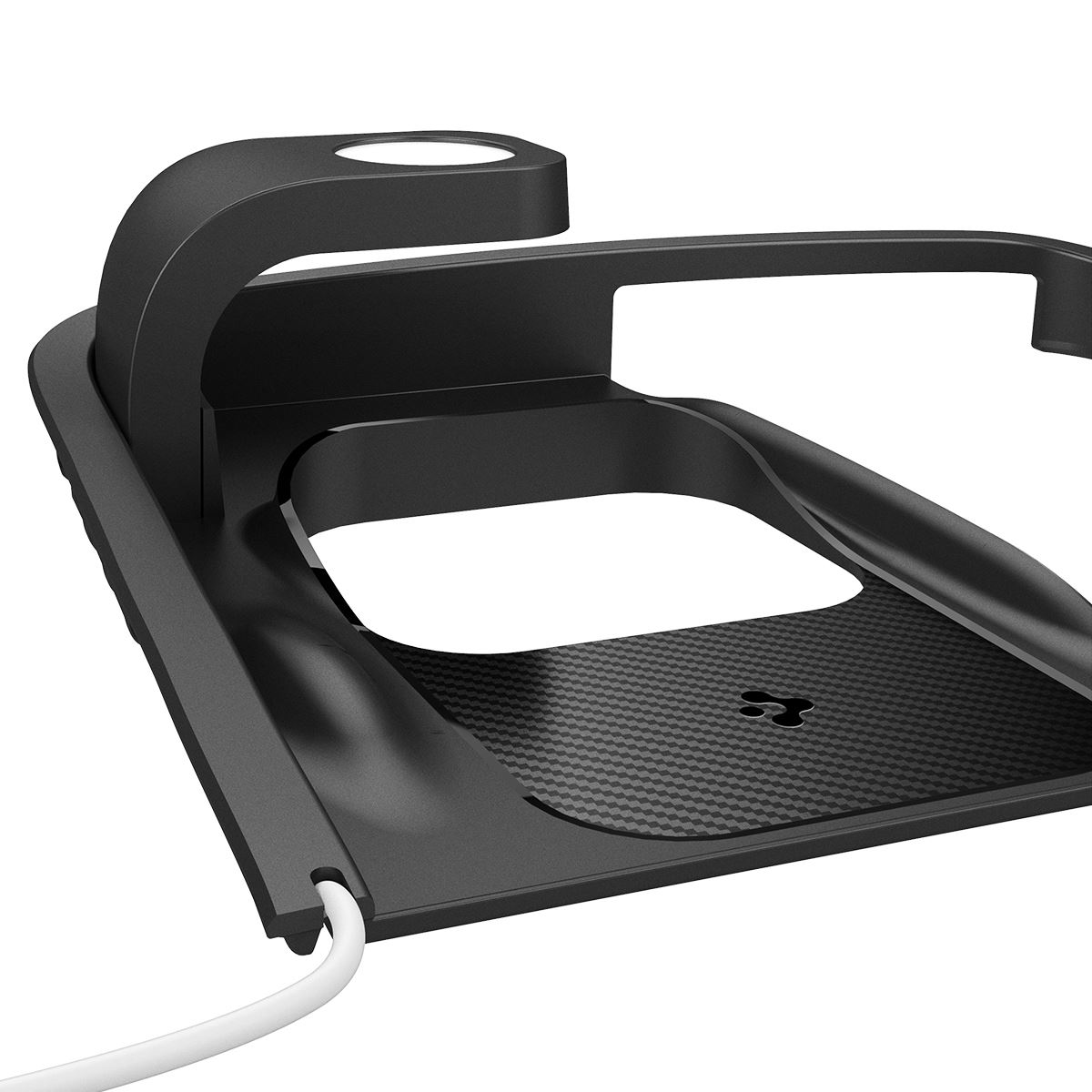 Spigen Tesla 3 in 1 Wireless Charging Hub Mount, black - Tesla Model Y/3 (12)