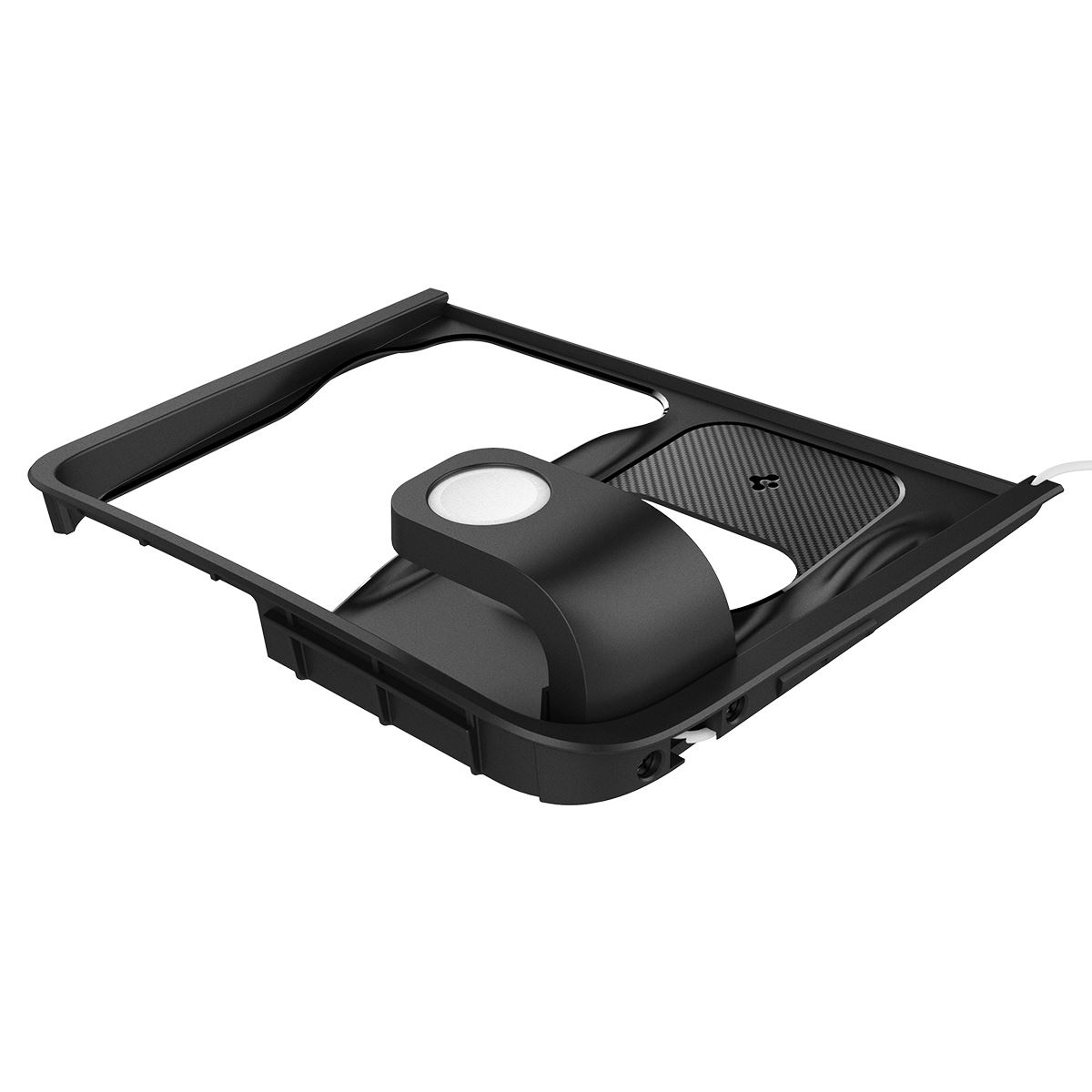 Spigen Tesla 3 in 1 Wireless Charging Hub Mount, black - Tesla Model Y/3 (9)