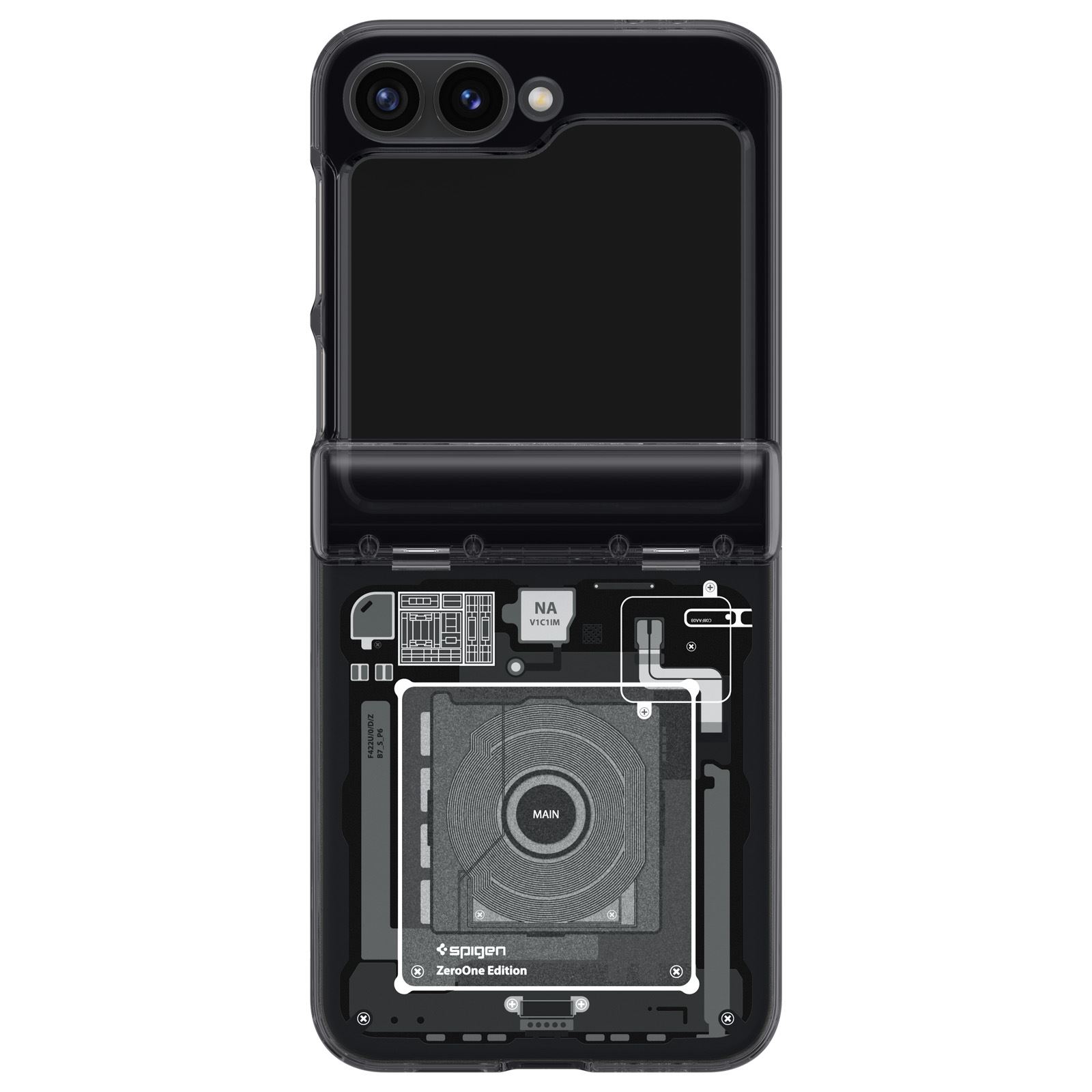 Spigen Ultra Hybrid Pro, zero one - Samsung Galaxy Z Flip6/7 FE (2)