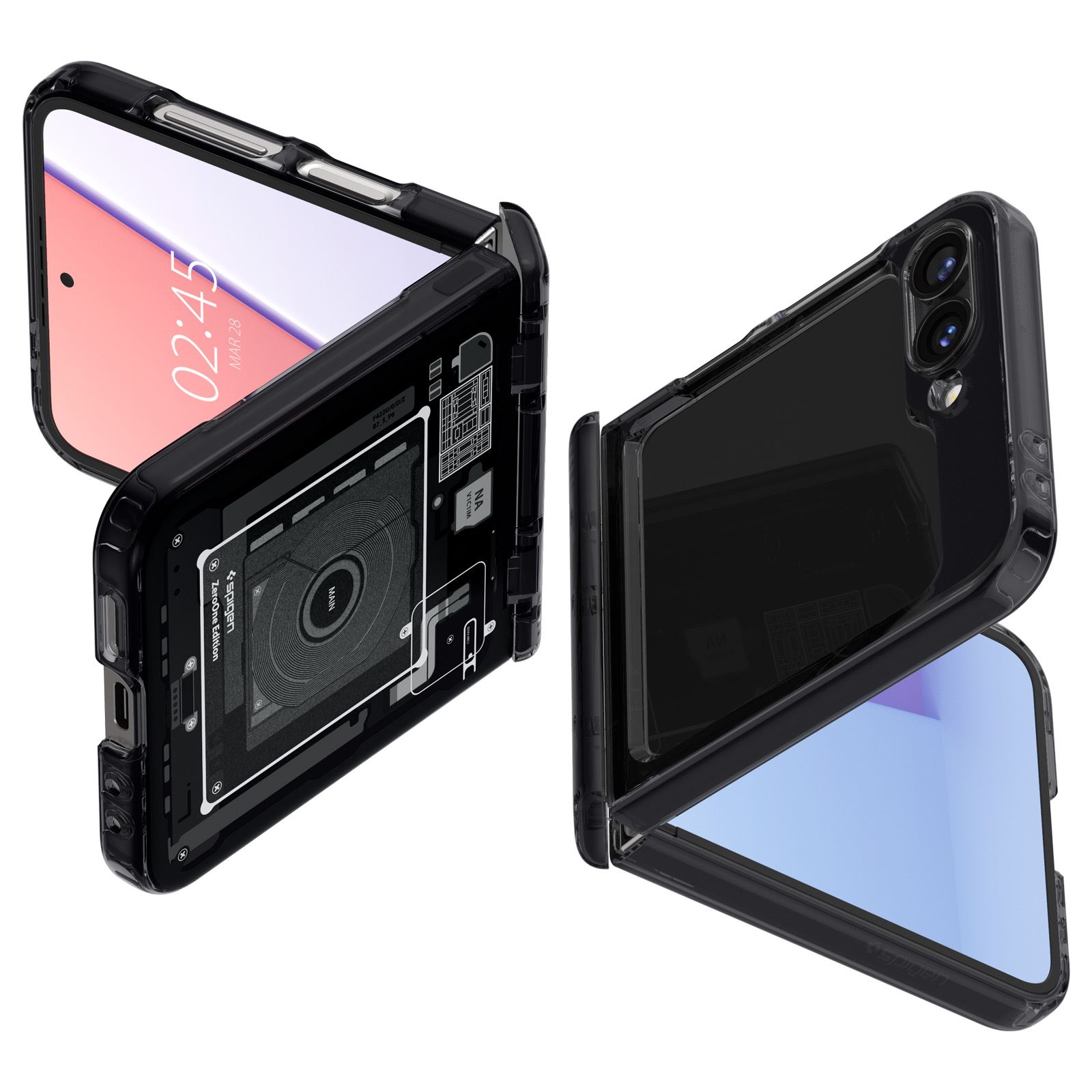 Spigen Ultra Hybrid Pro, zero one - Samsung Galaxy Z Flip6/7 FE (5)