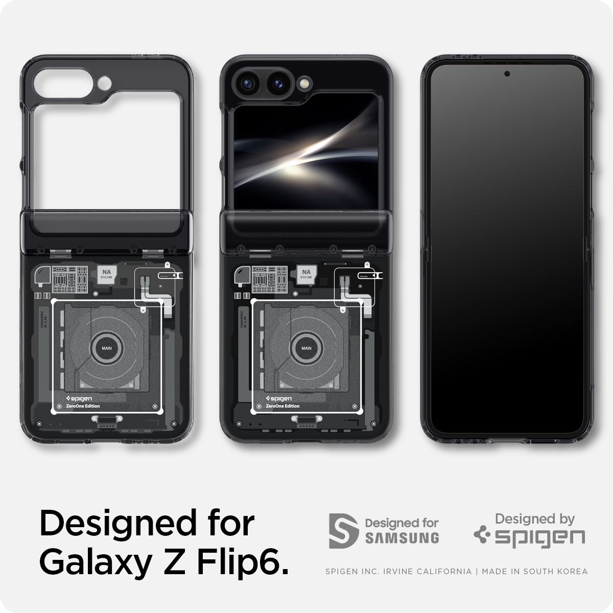 Spigen Ultra Hybrid Pro, zero one - Samsung Galaxy Z Flip6/7 FE (7)
