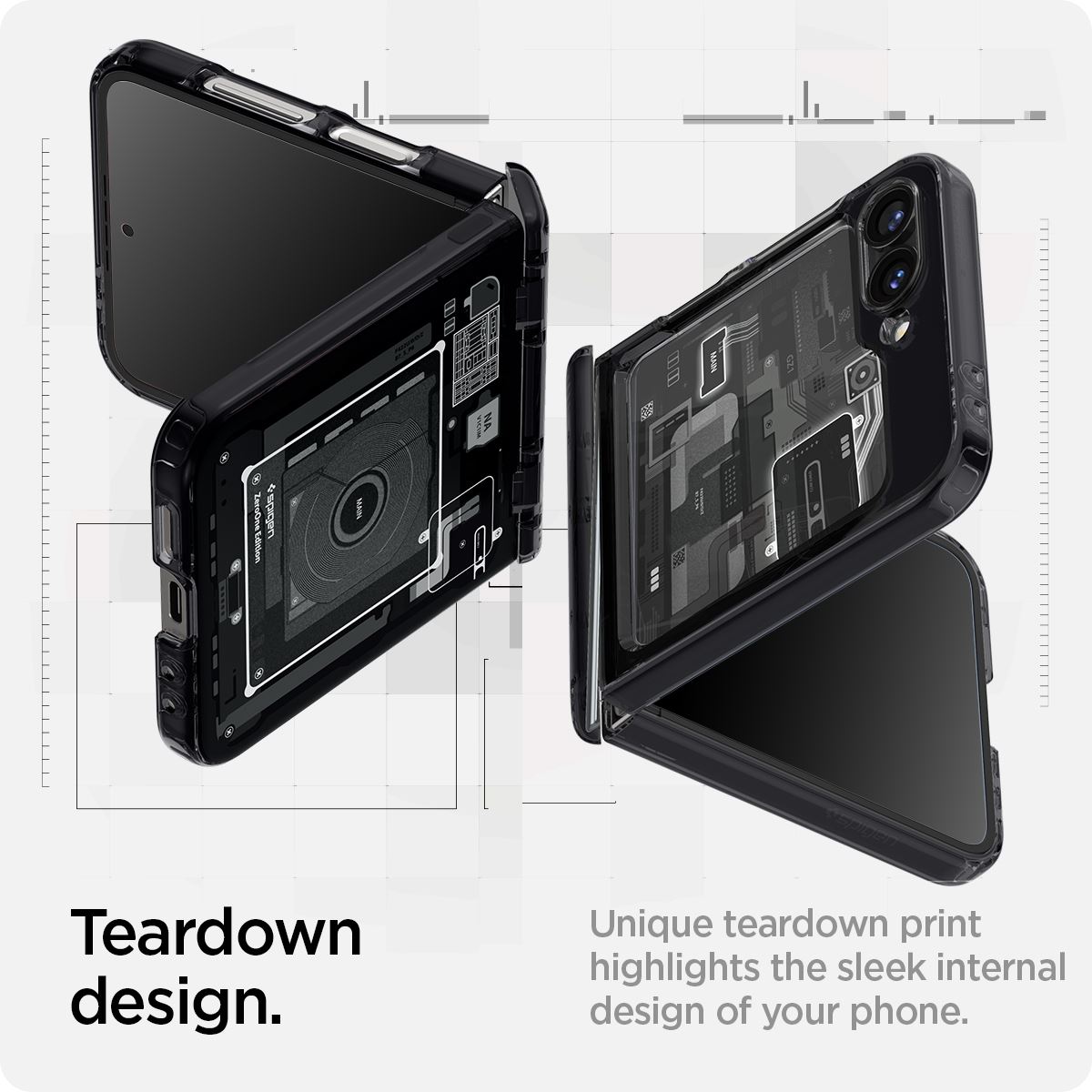 Spigen Ultra Hybrid Pro, zero one - Samsung Galaxy Z Flip6/7 FE (8)
