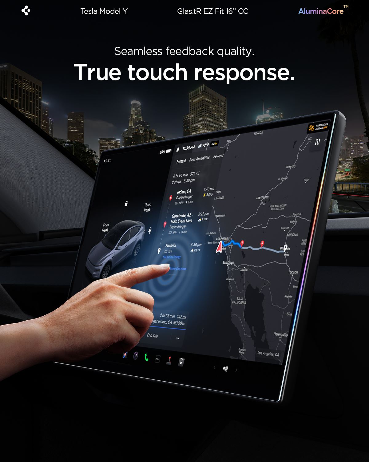 Spigen Tesla EZ Fit Clear, transparent - Tesla Model Y L 2026 (17)