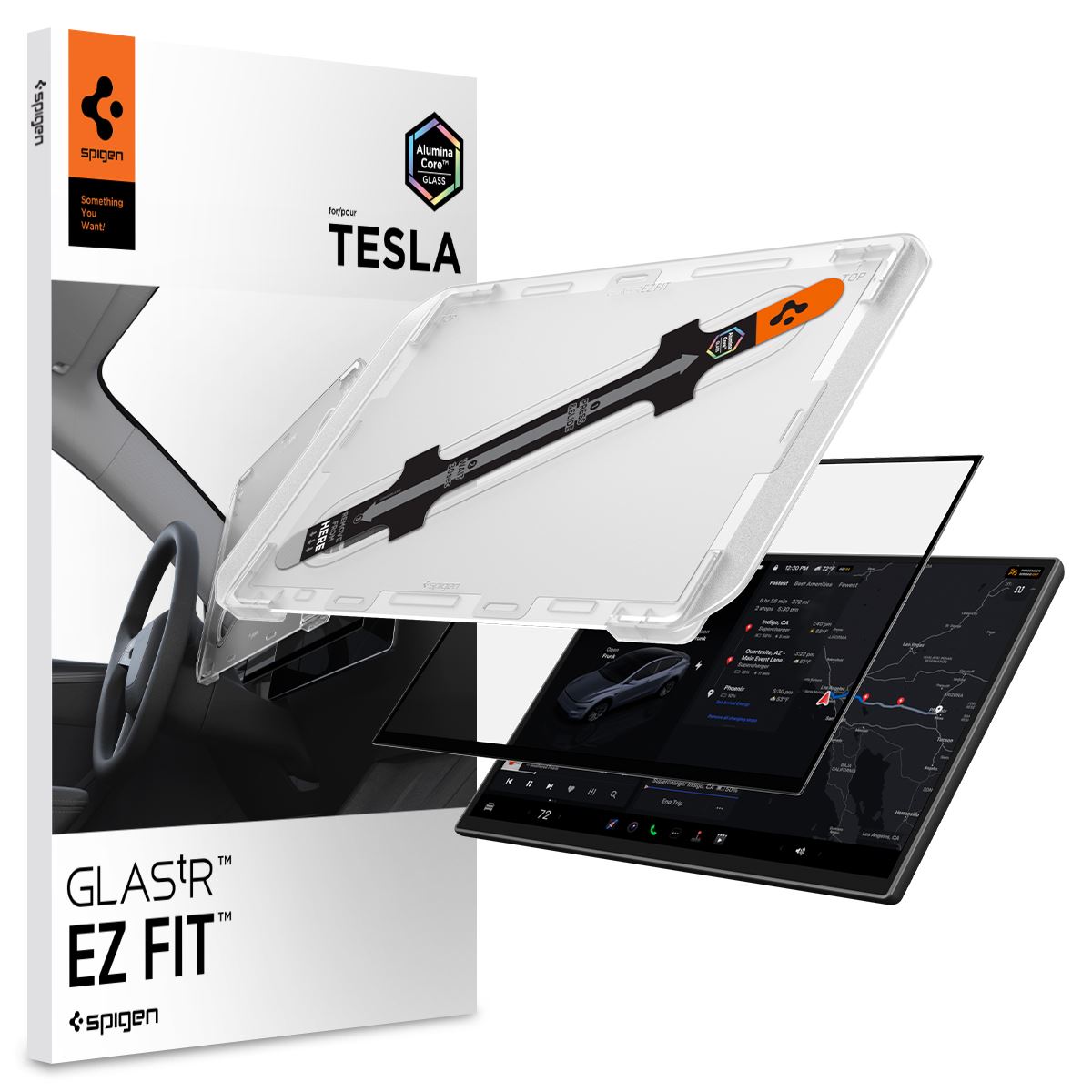 Spigen Tesla EZ Fit Clear, transparent - Tesla Model Y L 2026