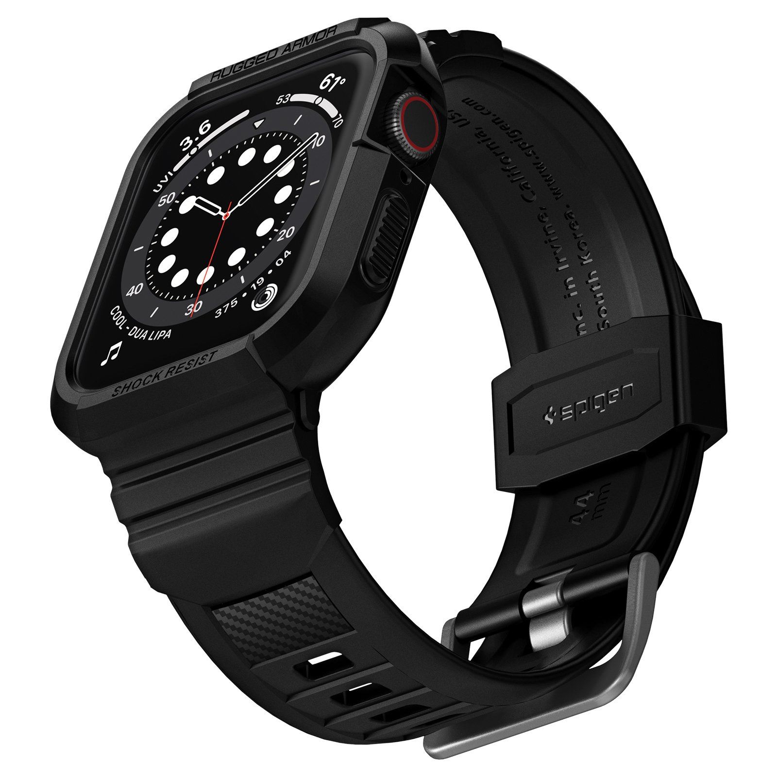 Spigen Rugged Armor Pro, black - Apple Watch 45mm/44mm (2)