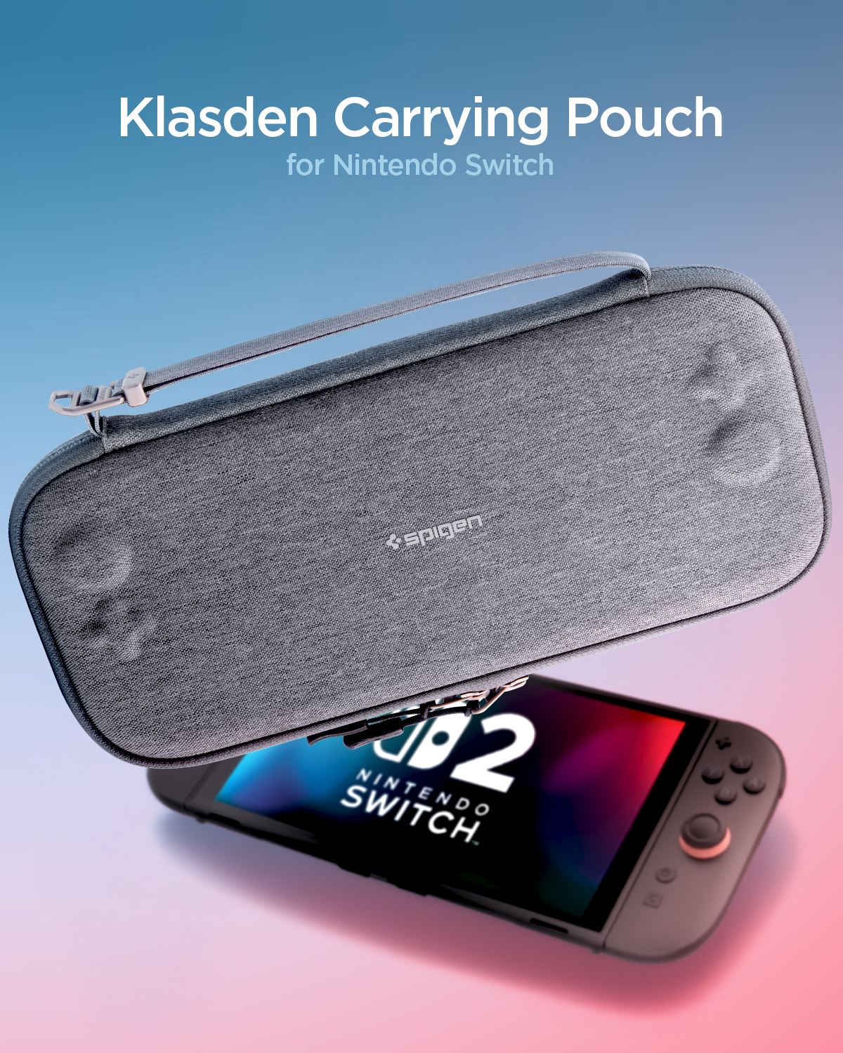 Spigen Klasden 2 Pouch, charcoal gray - Nintendo Switch 2 (8)