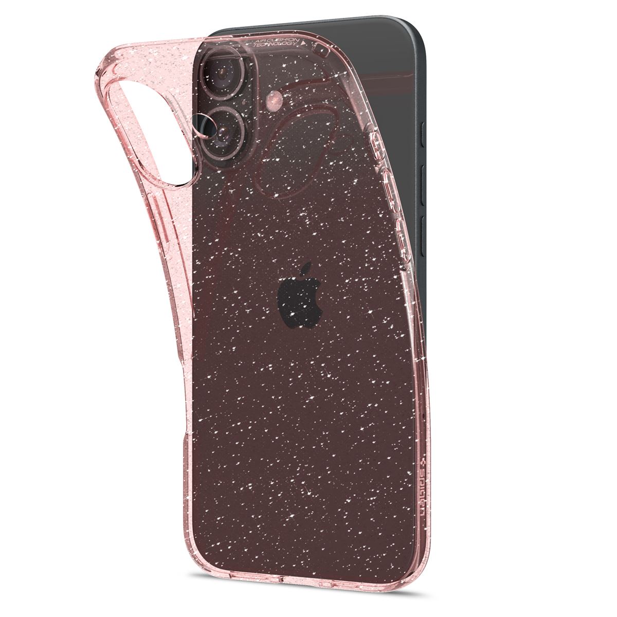Spigen Liquid Crystal Glitter, Rose Quartz - iPhone 16 (2)