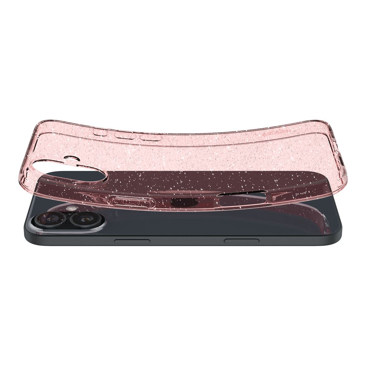 Spigen Liquid Crystal Glitter, Rose Quartz - iPhone 16 (4)
