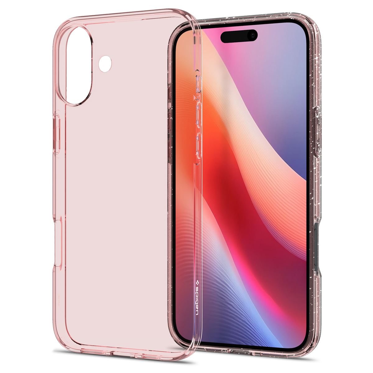Spigen Liquid Crystal Glitter, Rose Quartz - iPhone 16 (6)