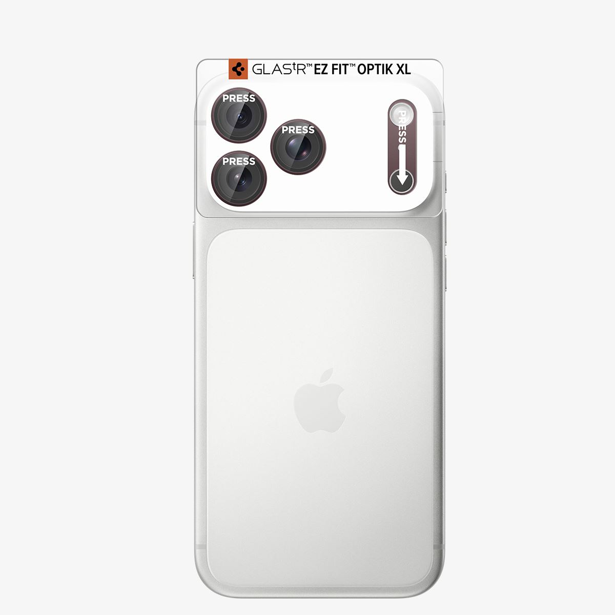 Spigen Glass tR EZ Fit Optik Pro XL 1 Pack, dark cherry - iPhone 18 Pro (3)
