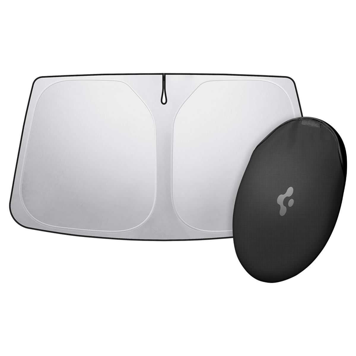 Spigen Tesla Car Front Windshield Sunshade, black - Tesla Model X
