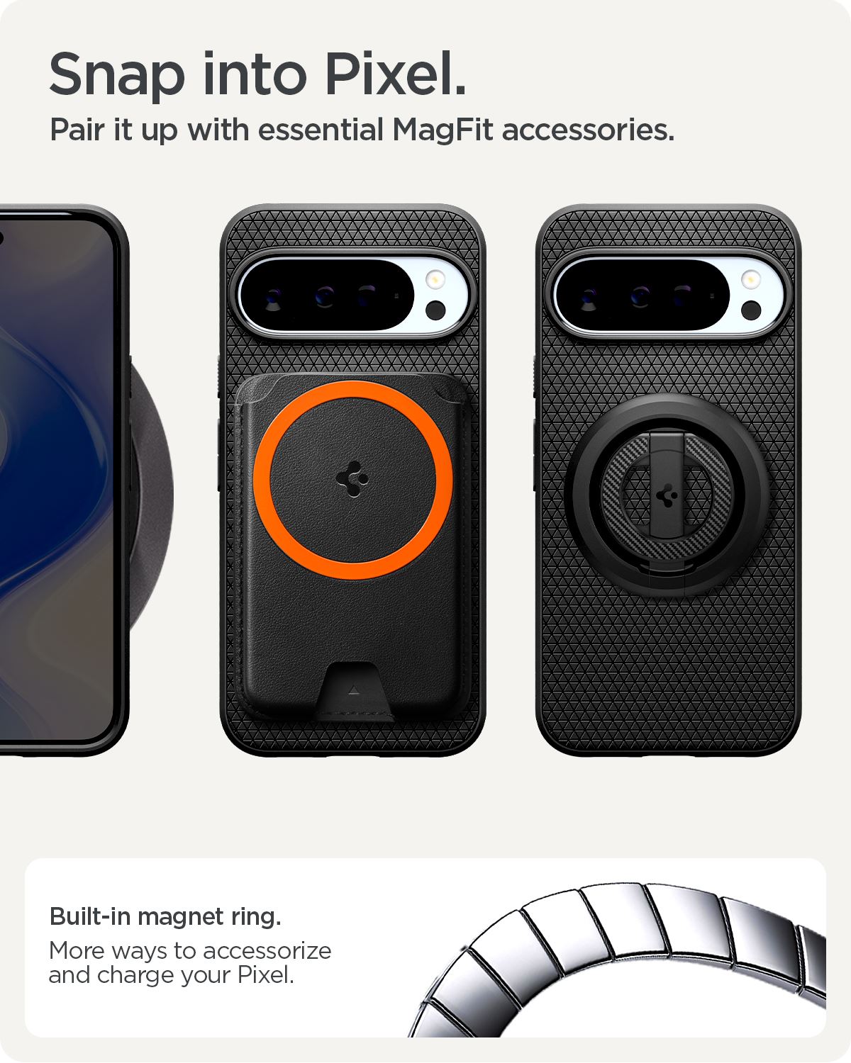 Spigen Liquid Air MagSafe, matte black - Google Pixel 10 Pro XL (15)