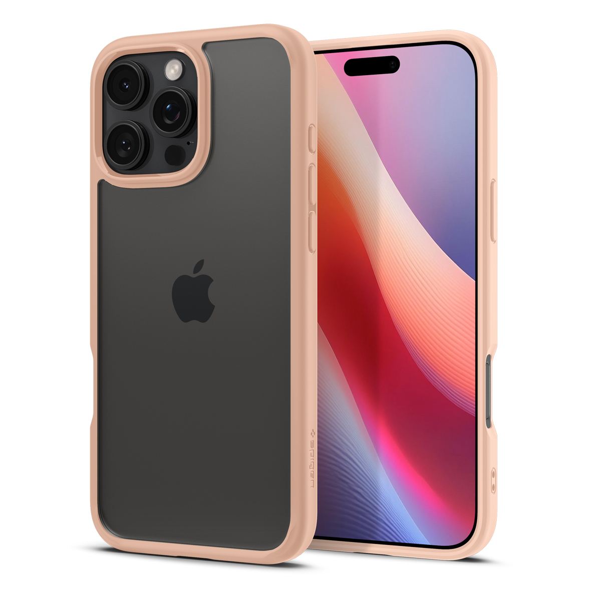 Spigen Ultra Hybrid, rose titanium - iPhone 16 Pro (1)