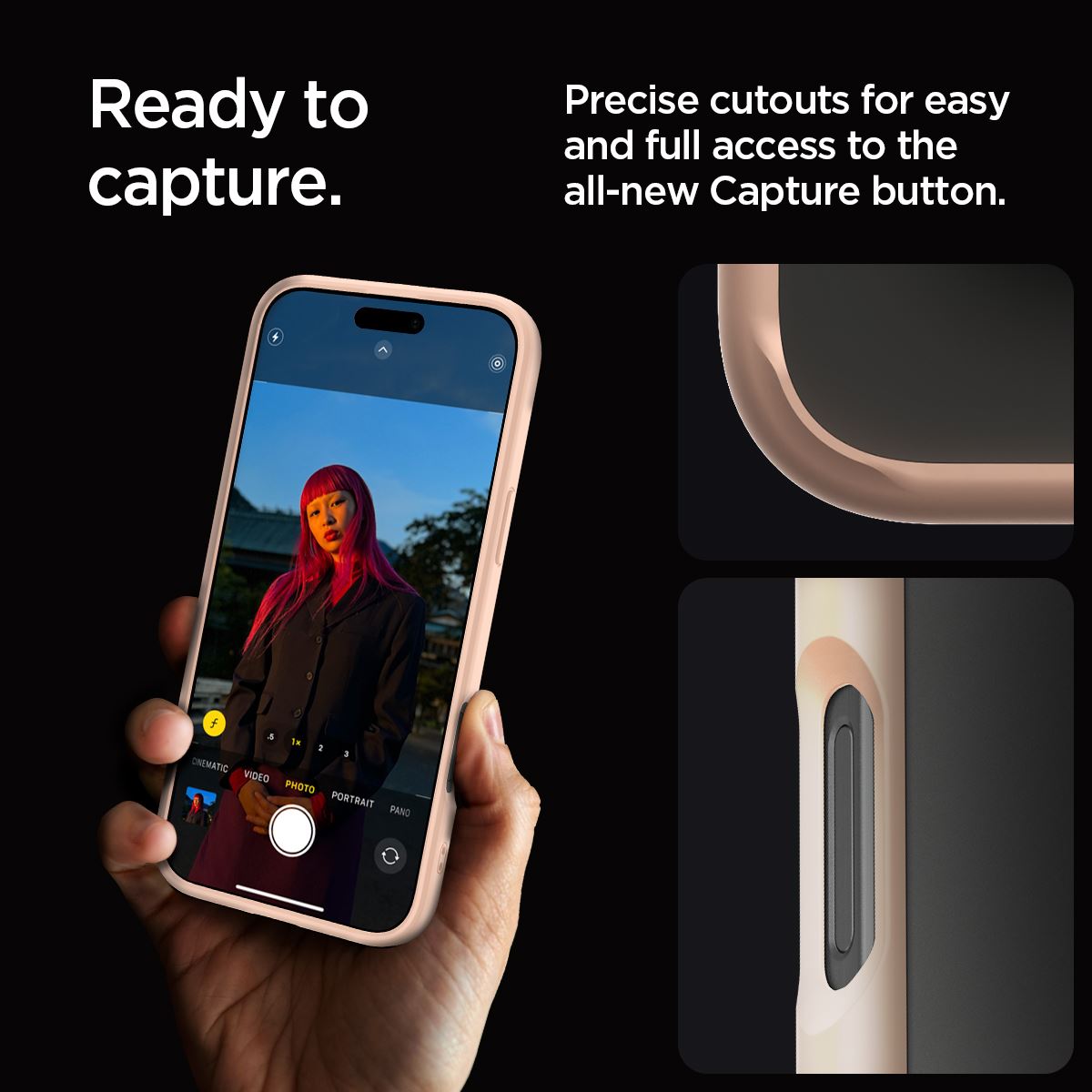 Spigen Ultra Hybrid, rose titanium - iPhone 16 Pro (8)