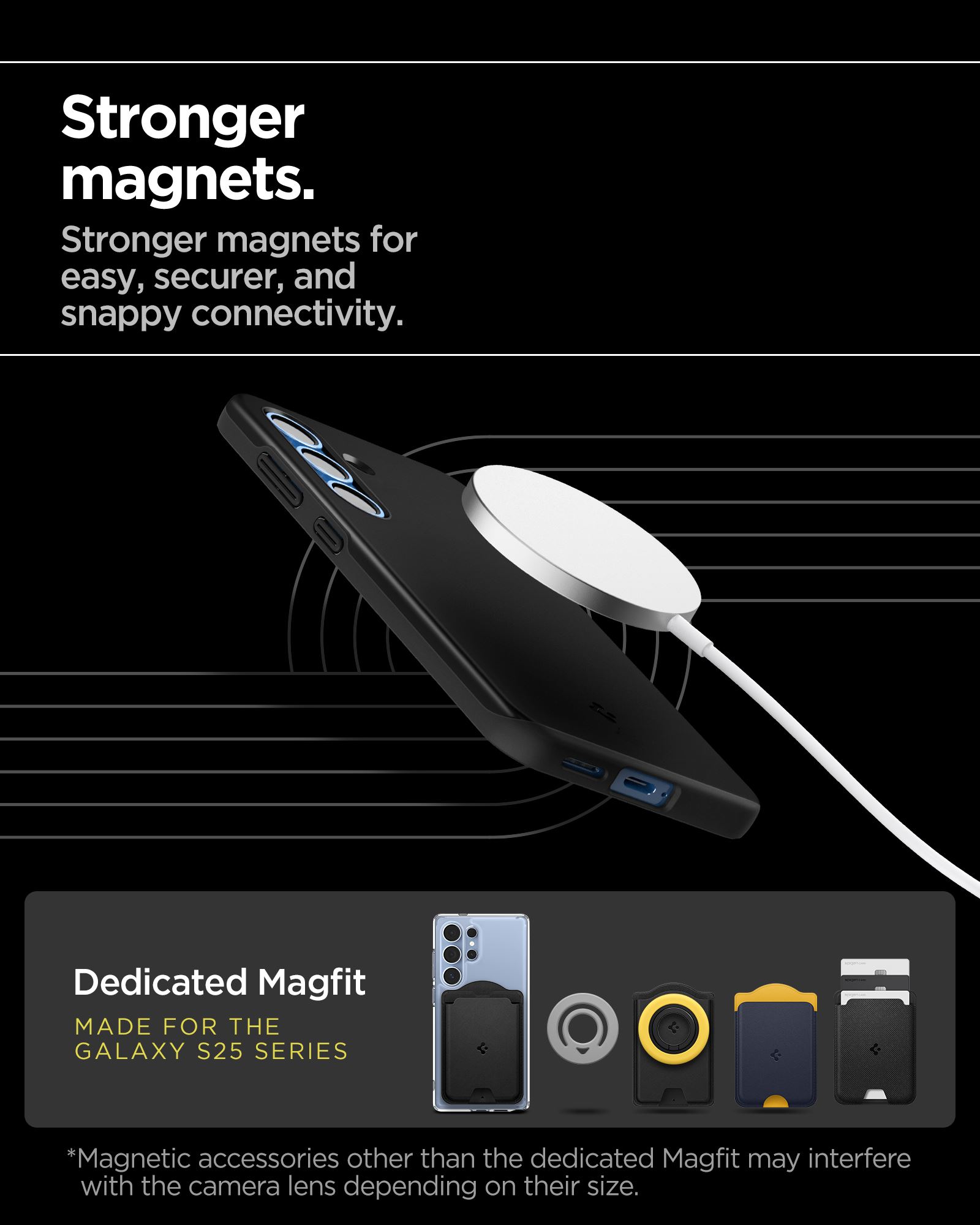 Spigen Thin Fit MagSafe, black - Samsung Galaxy S25 (18)