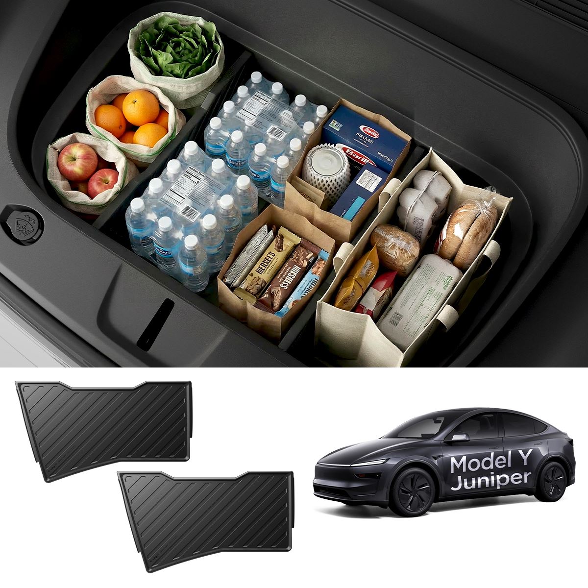 Spigen Tesla Frunk Divider, black - Tesla Model Y(Juniper) (2)