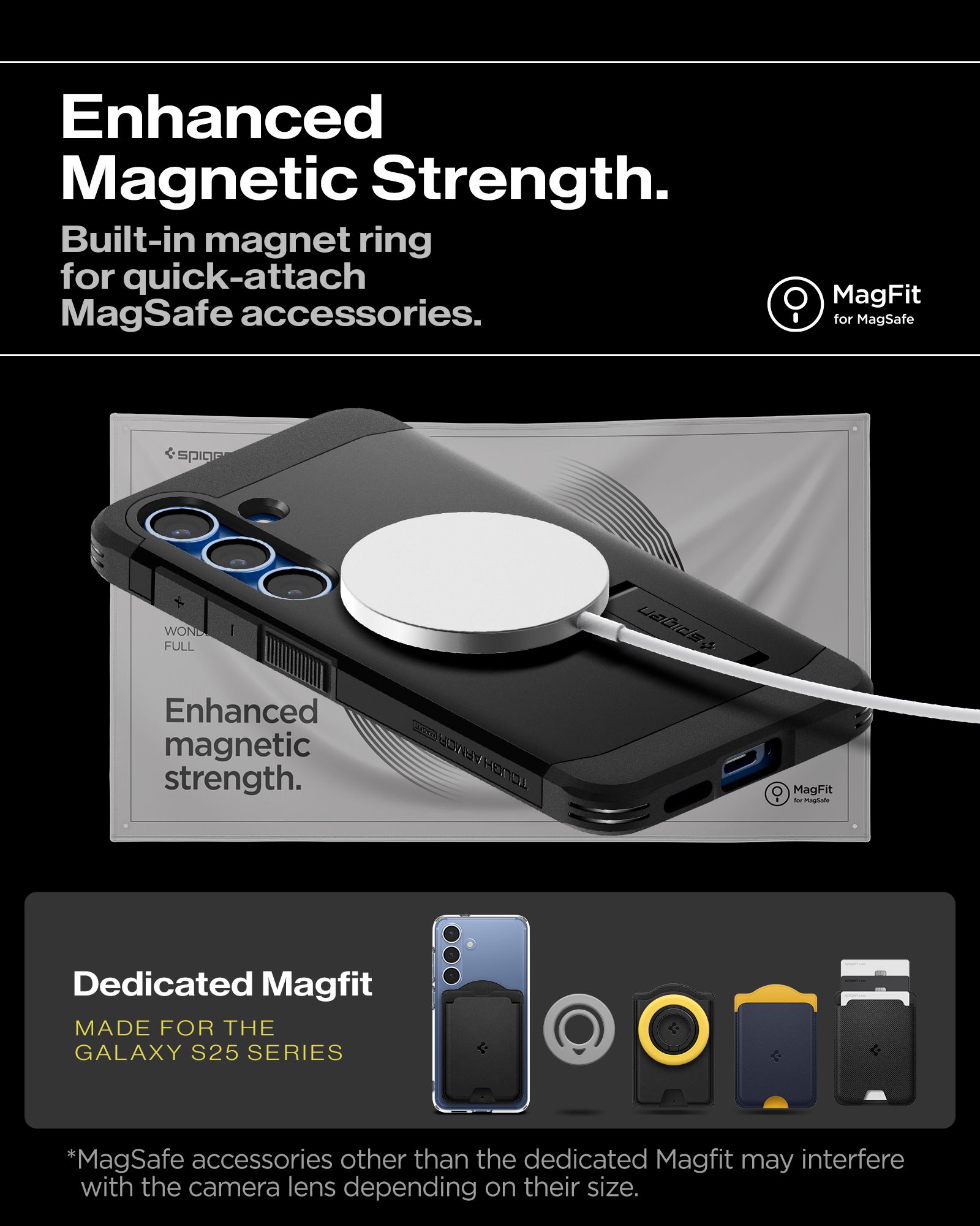 Spigen Tough Armor MagSafe, black - Samsung Galaxy S25+ (18)