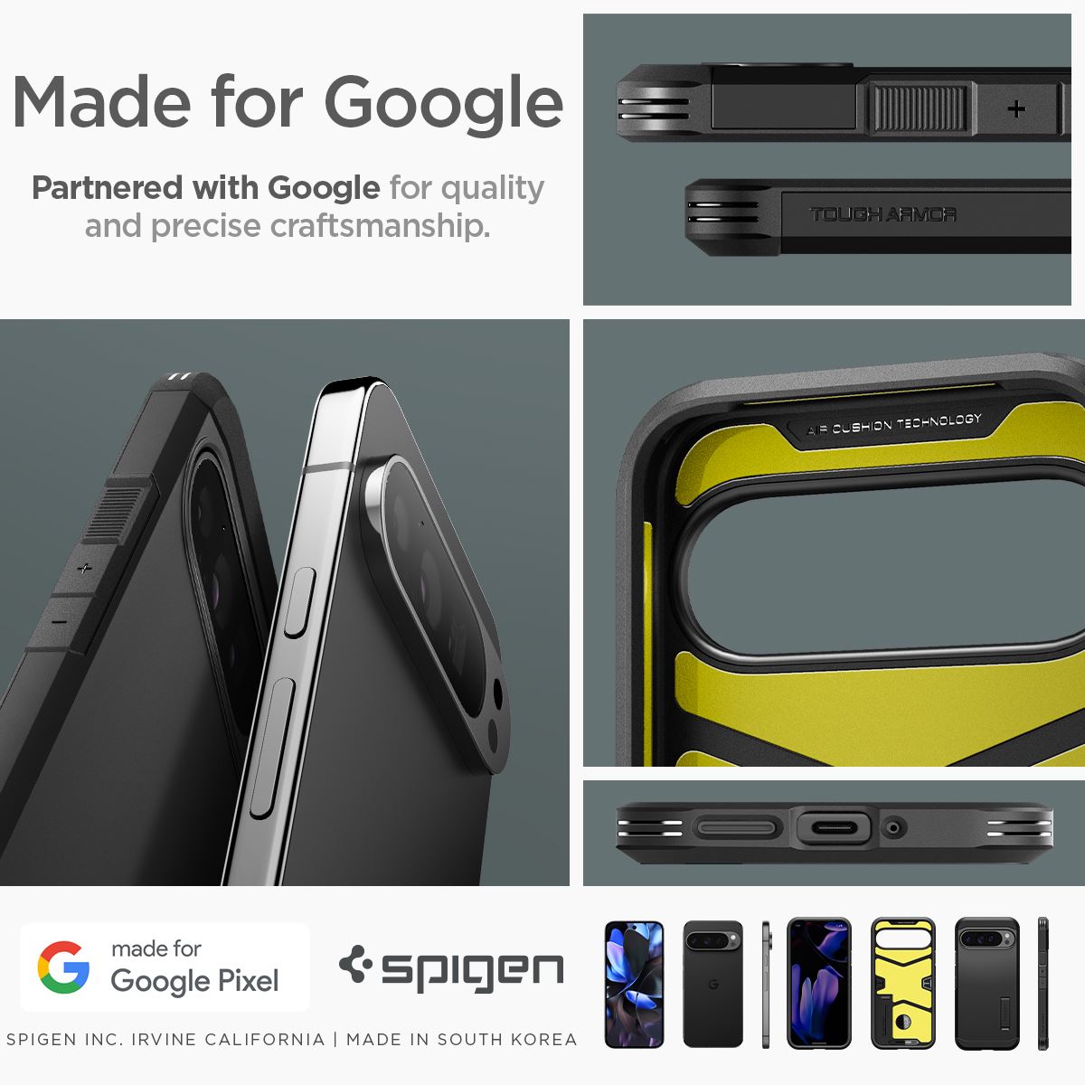 Spigen Tough Armor, black - Google Pixel 9 Pro XL (16)
