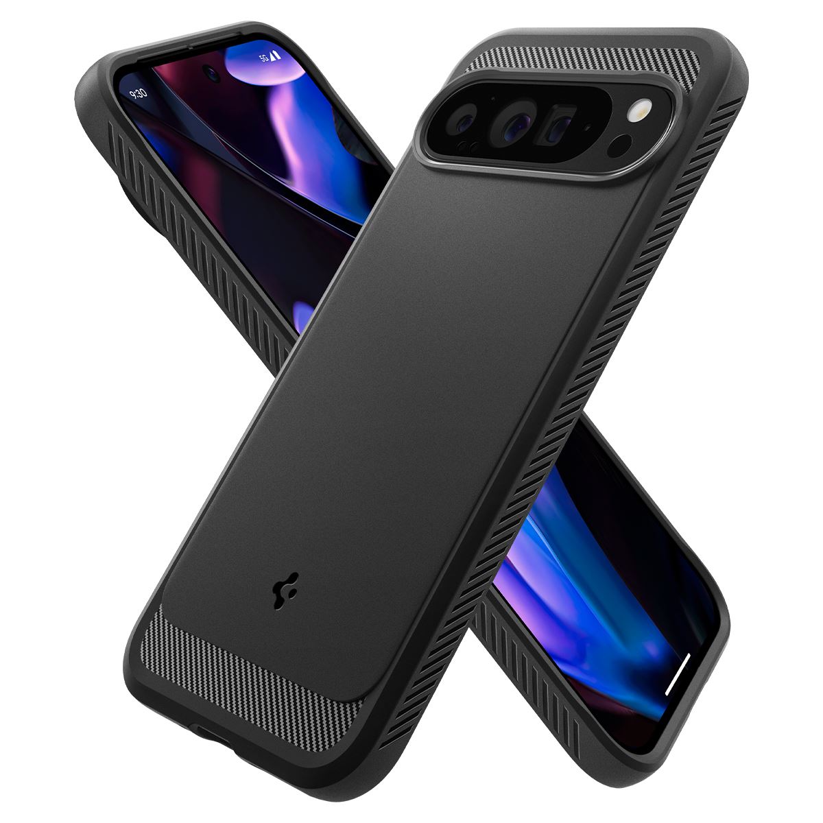Spigen Rugged Armor, matte black - Google Pixel 9 Pro XL (6)