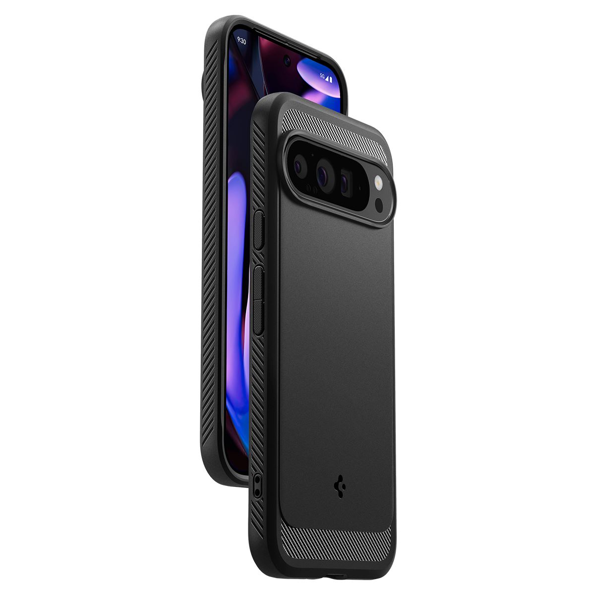 Spigen Rugged Armor, matte black - Google Pixel 9 Pro XL (7)
