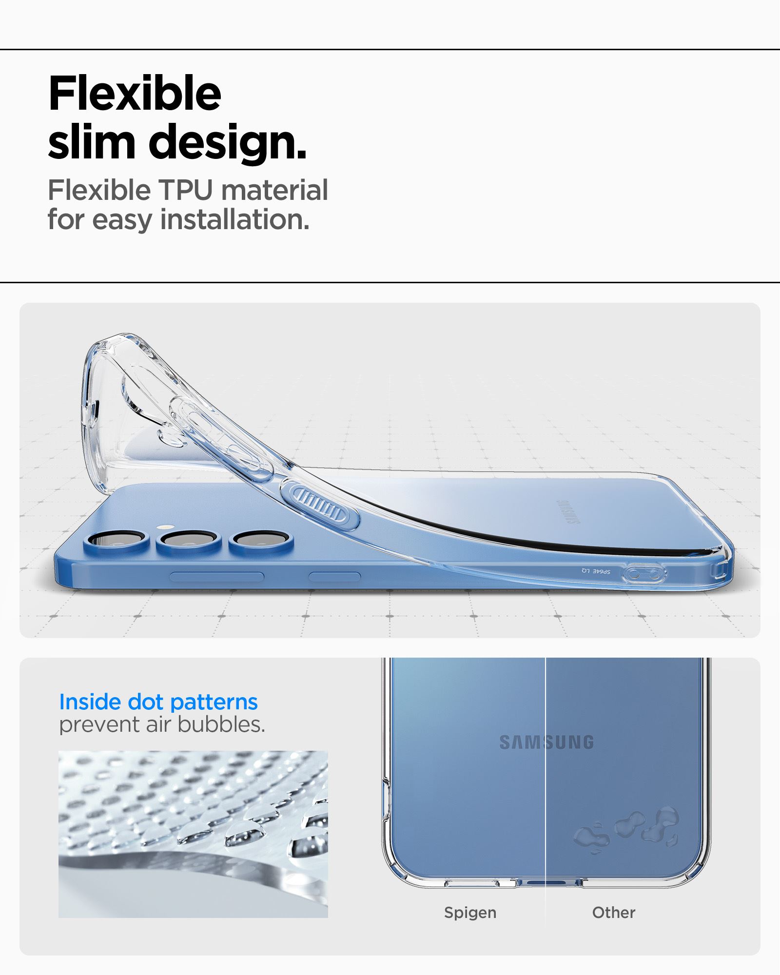 Spigen Liquid Crystal, crystal clear - Samsung Galaxy S25 (16)