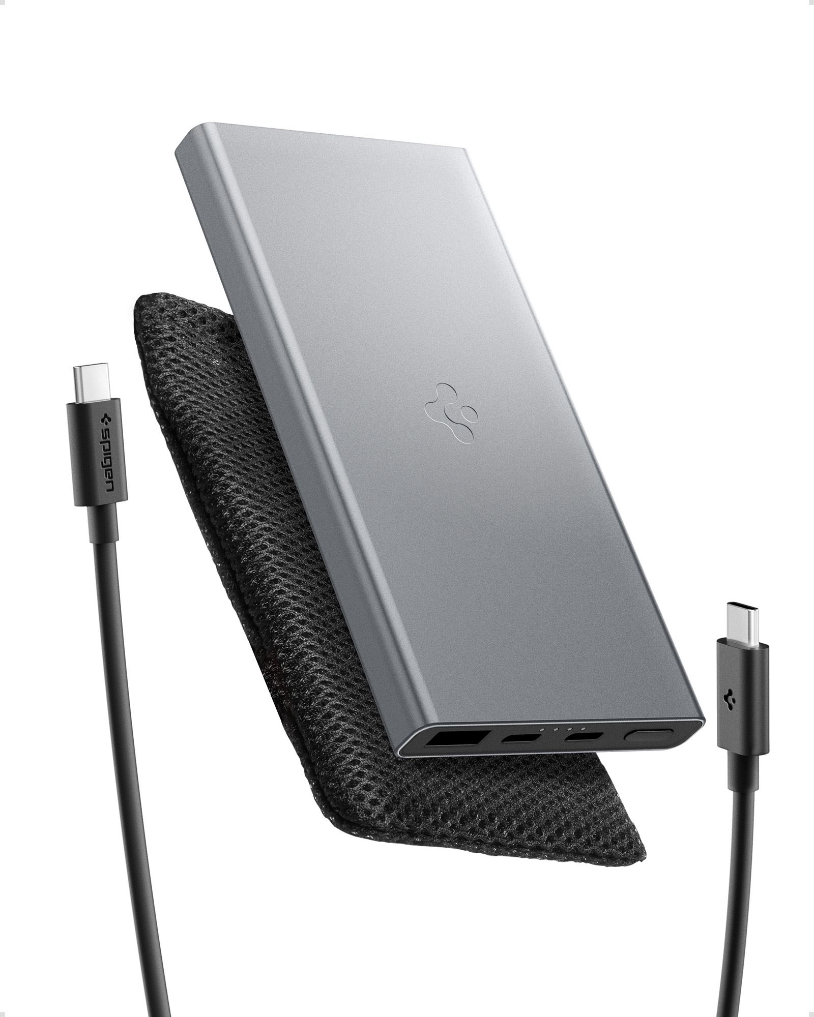 Spigen Essential 10,000mAh 22.5W Portable Charger, gray EA2210 (1)