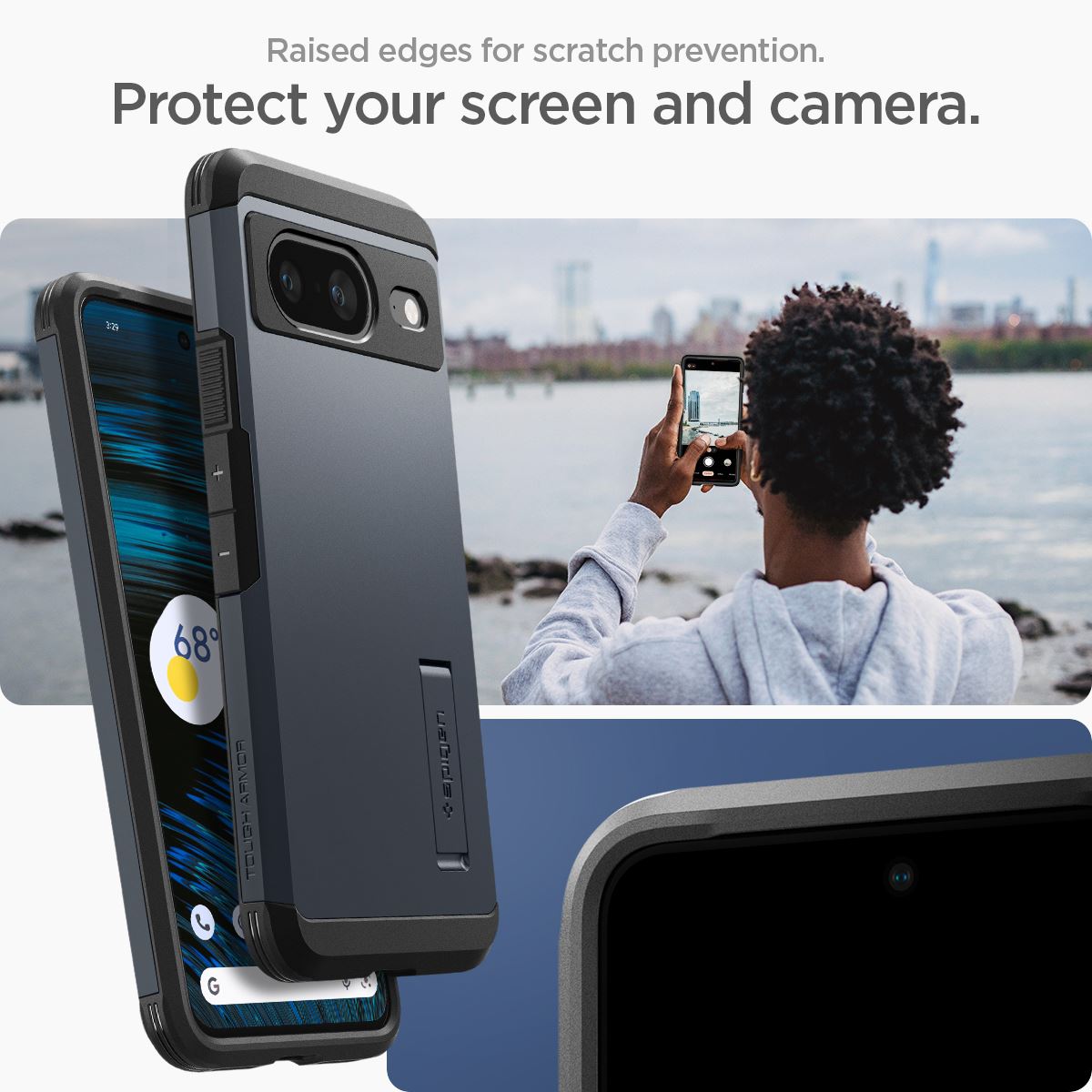 Spigen Tough Armor, metal slate - Google Pixel 8 (16)