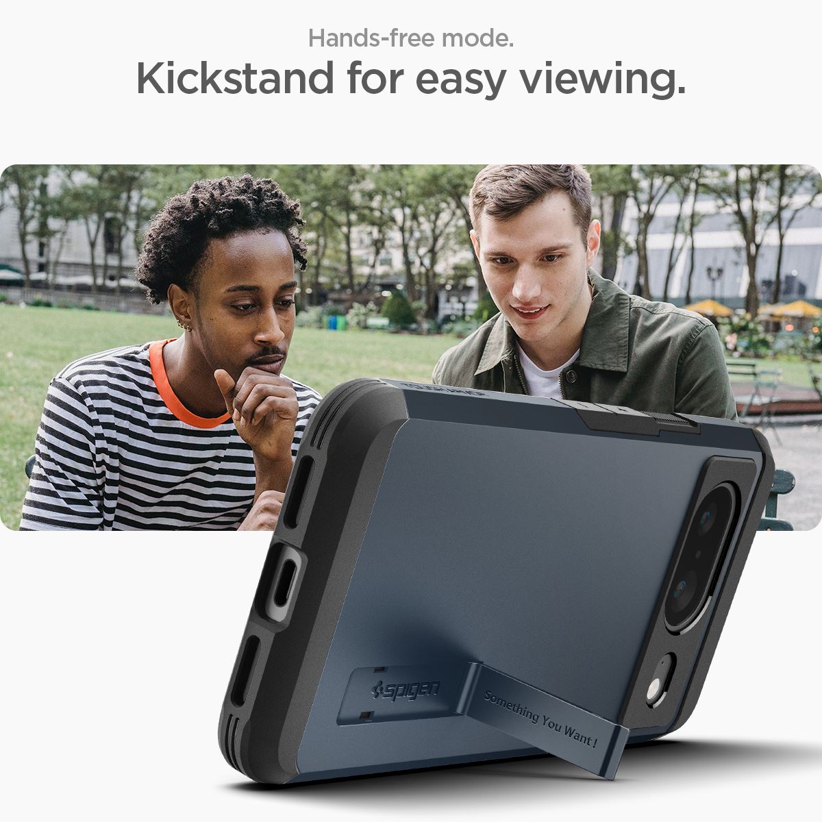 Spigen Tough Armor, metal slate - Google Pixel 8 (17)