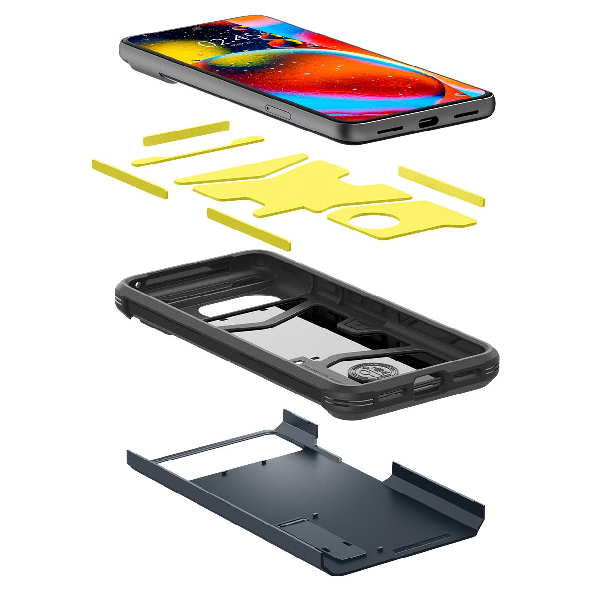 Spigen Tough Armor, metal slate - Google Pixel 8 (7)
