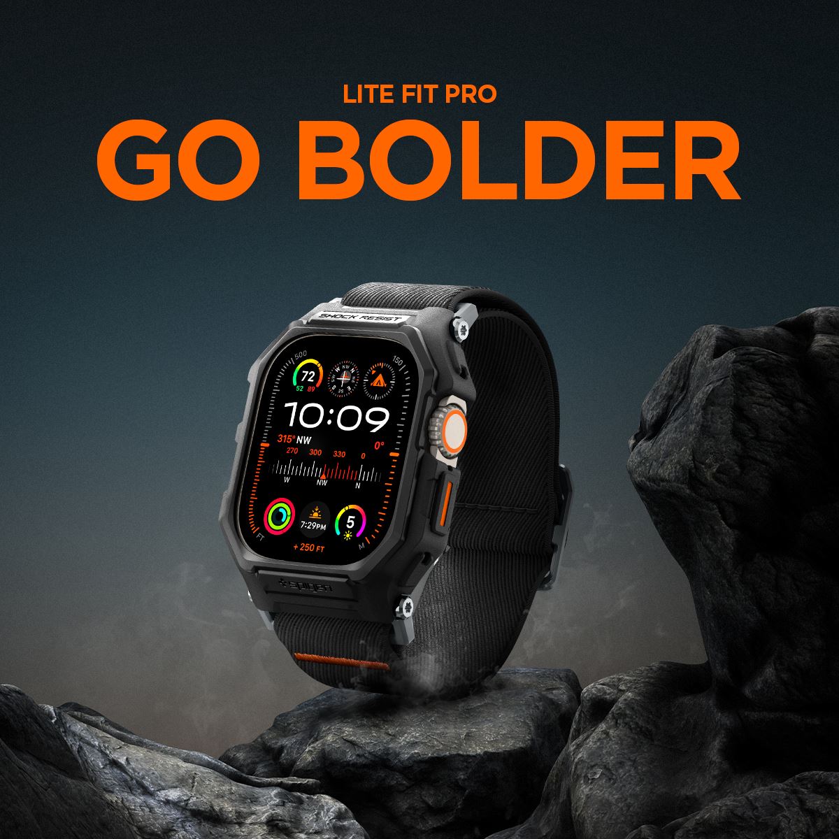 Spigen Lite Fit Pro, matte black - Apple Watch Ultra 3/2/1 (10)
