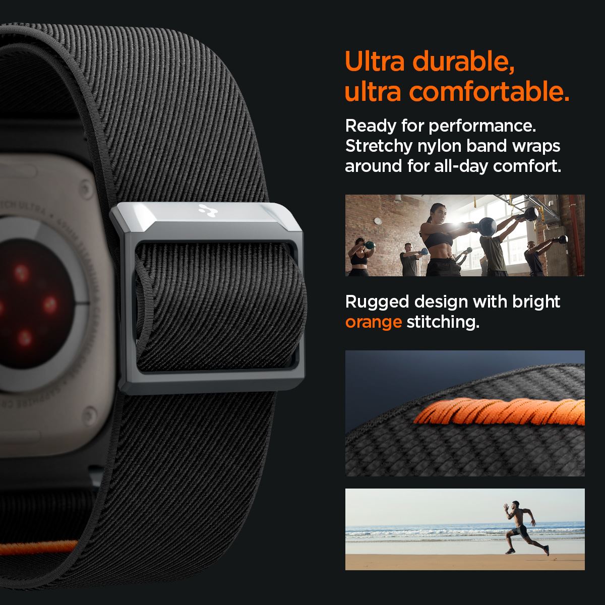 Spigen Lite Fit Pro, matte black - Apple Watch Ultra 3/2/1  (13)