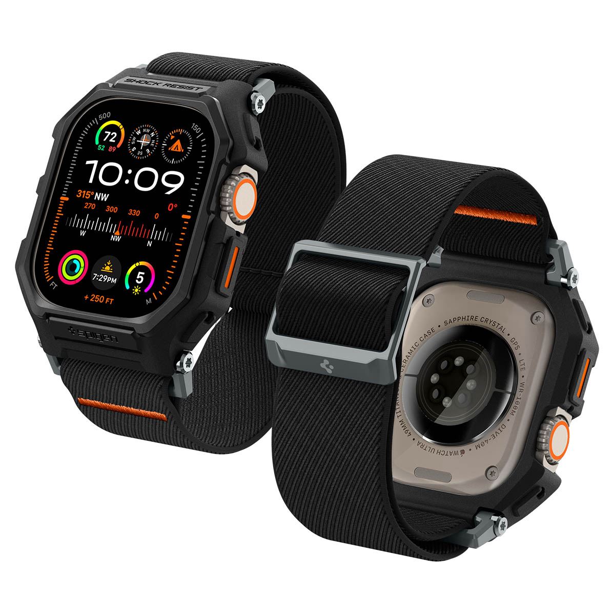 Spigen Lite Fit Pro, matte black - Apple Watch Ultra 3/2/1  (9)