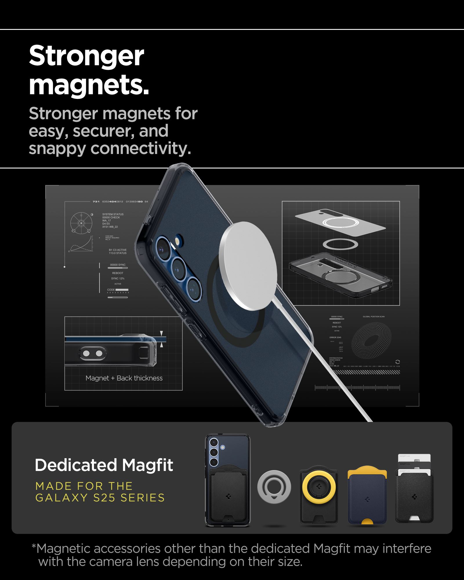 Spigen Ultra Hybrid MagSafe, frost black - Samsung Galaxy S25 (17)
