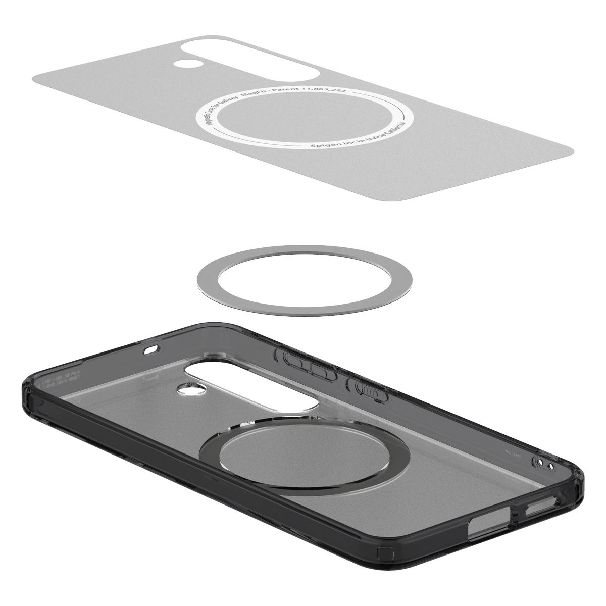 Spigen Ultra Hybrid MagSafe, frost black - Samsung Galaxy S25 (8)