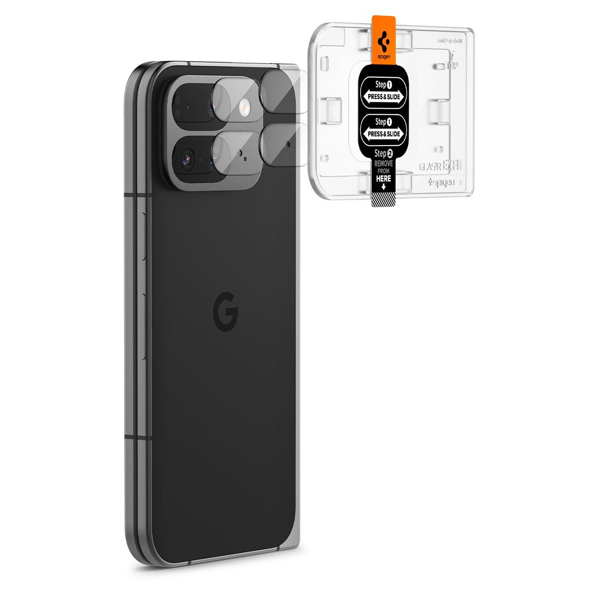 Spigen Glass tR EZ Fit Optik 2 Pack, crystal clear - Google Pixel 9 Pro Fold (10)