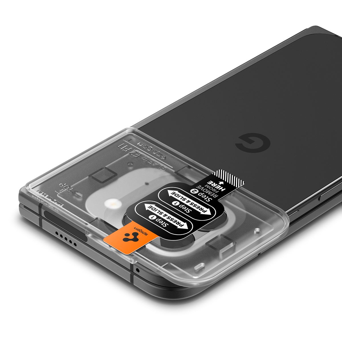 Spigen Glass tR EZ Fit Optik 2 Pack, crystal clear - Google Pixel 9 Pro Fold (5)