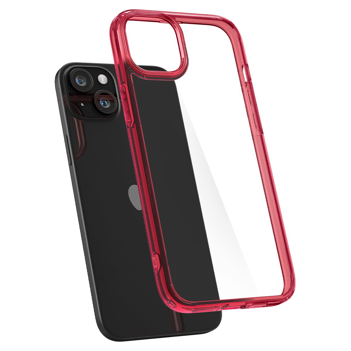 Spigen Ultra Hybrid, red crystal - iPhone 15 (6)