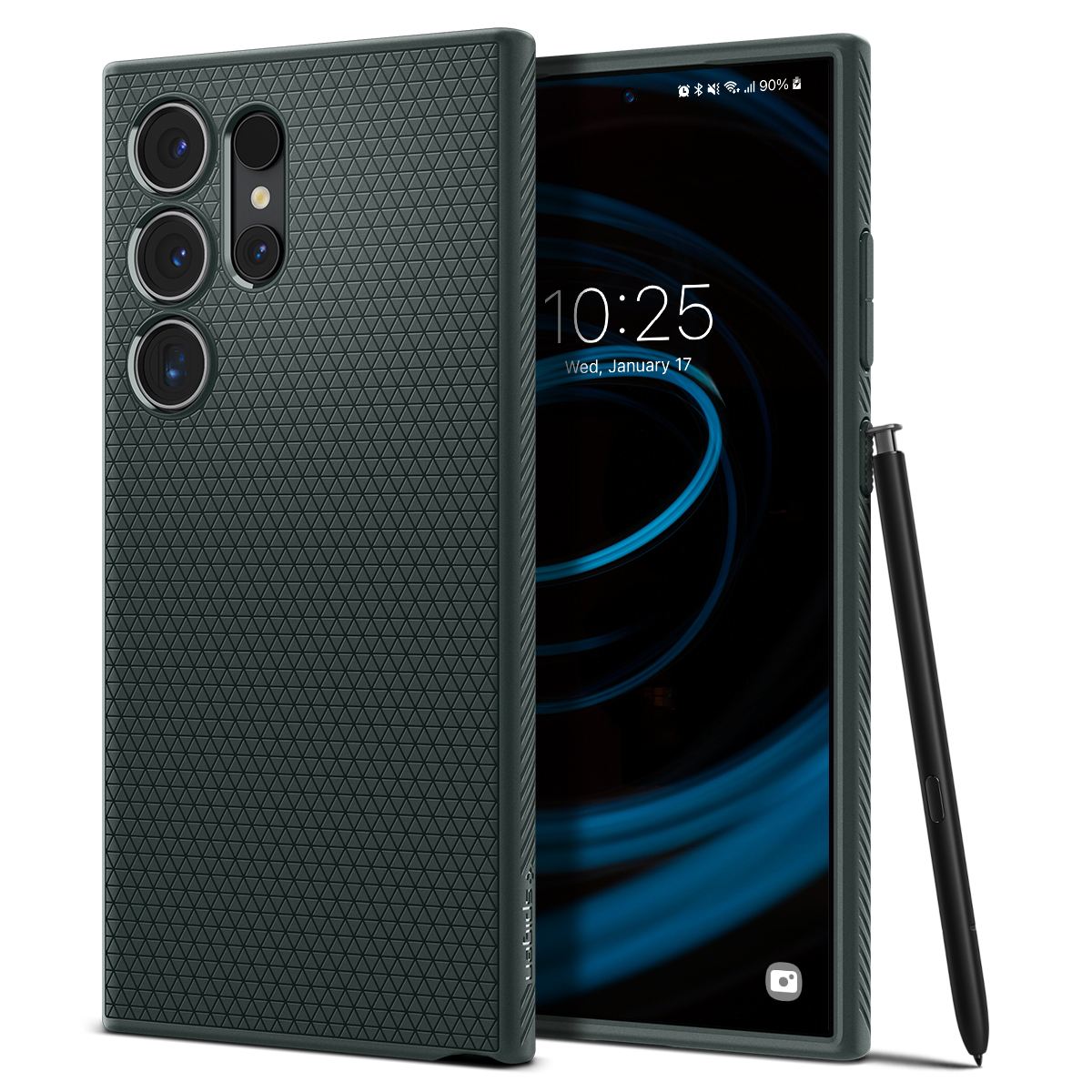Spigen Liquid Air, abyss green - Samsung Galaxy S24 Ultra (1)